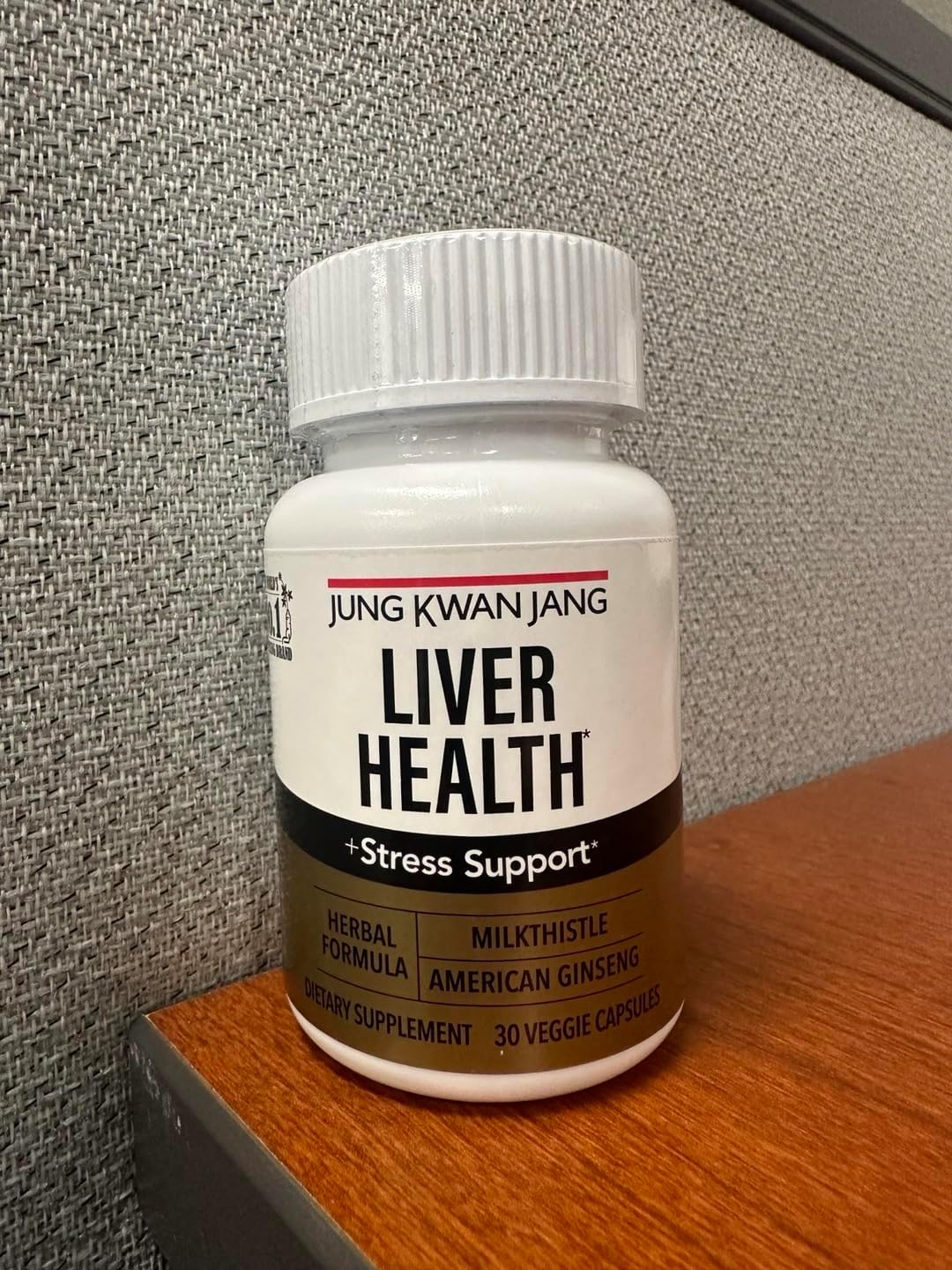 Liver Health Support Supplement with Milk Thistle and American Ginseng for Fatty Liver Detox - 30 Capsules