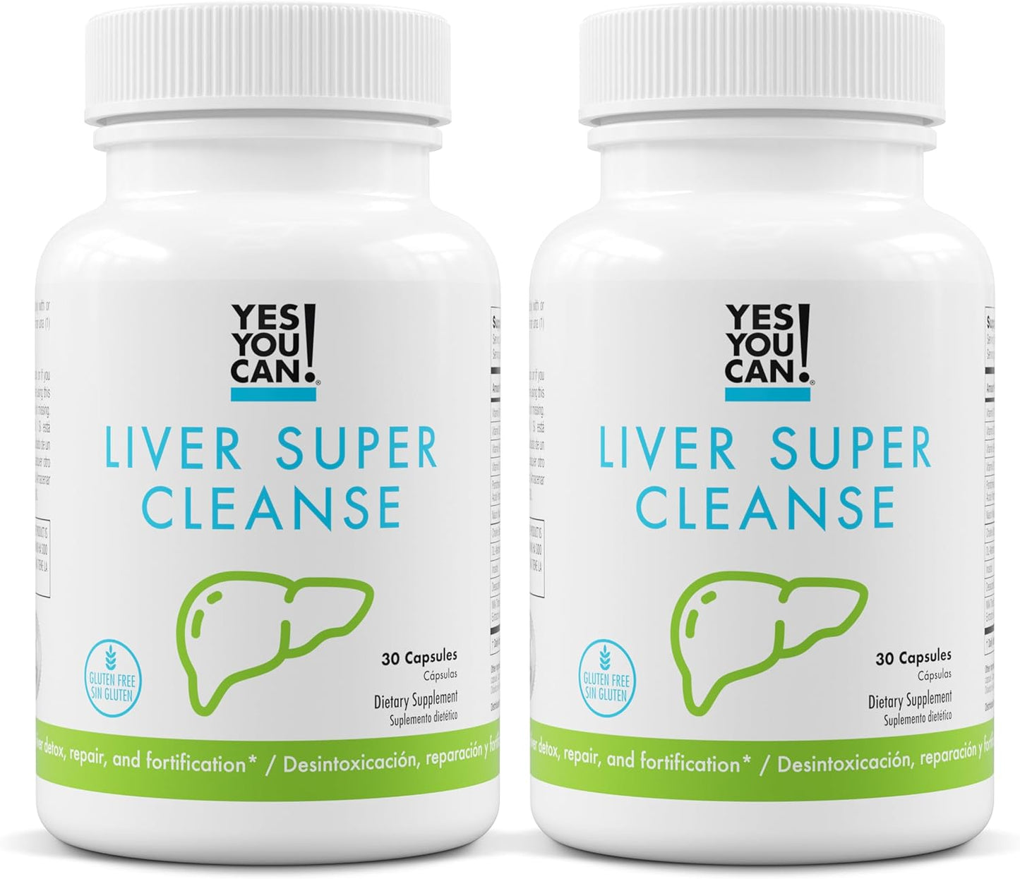 Liver Super Cleanse Detox & Repair - Enhance Liver Health with Essential Vitamins - Milk Thistle Extract - Fatty Liver Wellness - 2 Pack