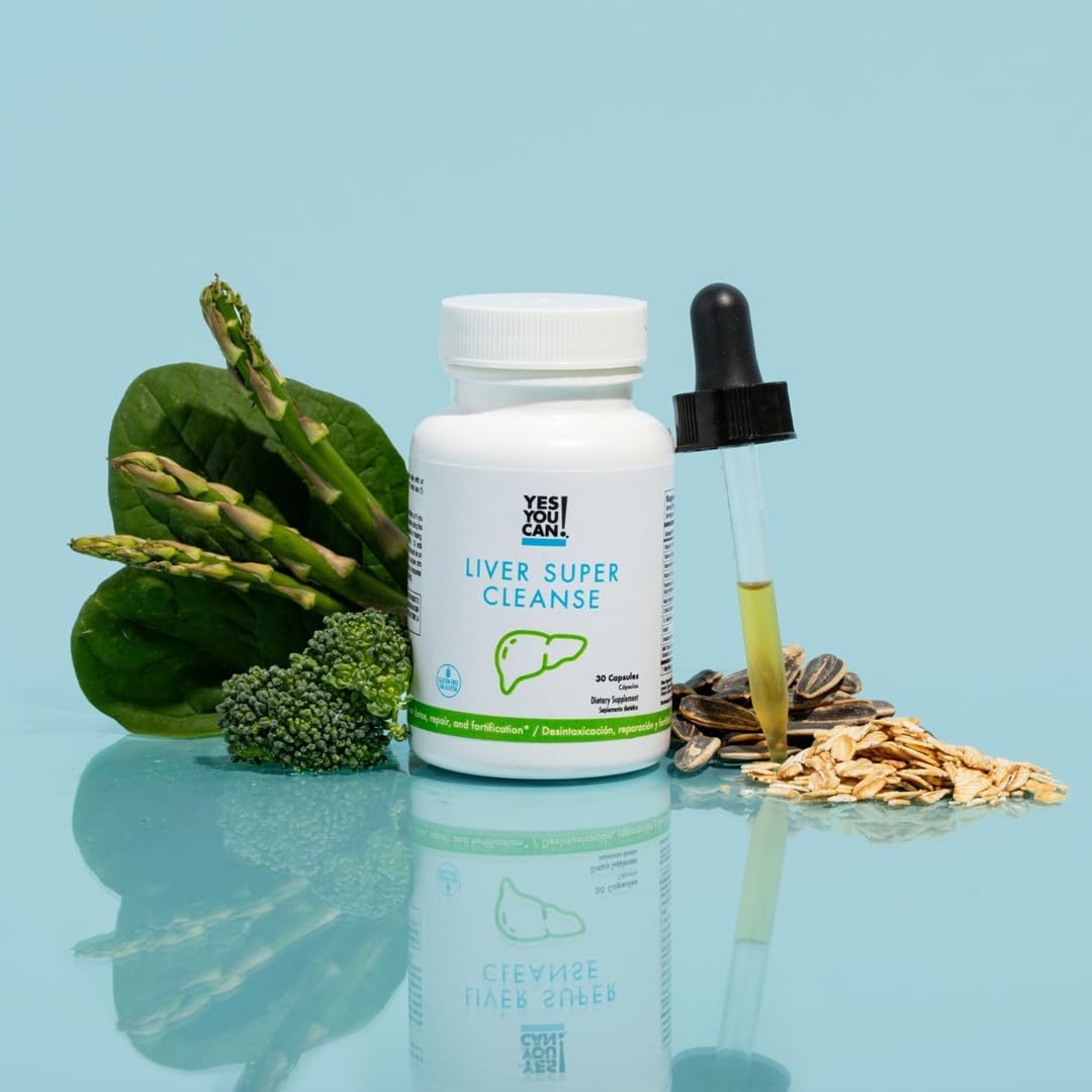 Liver Super Cleanse Detox & Repair - Enhance Liver Health with Essential Vitamins - Milk Thistle Extract - Fatty Liver Wellness - 2 Pack