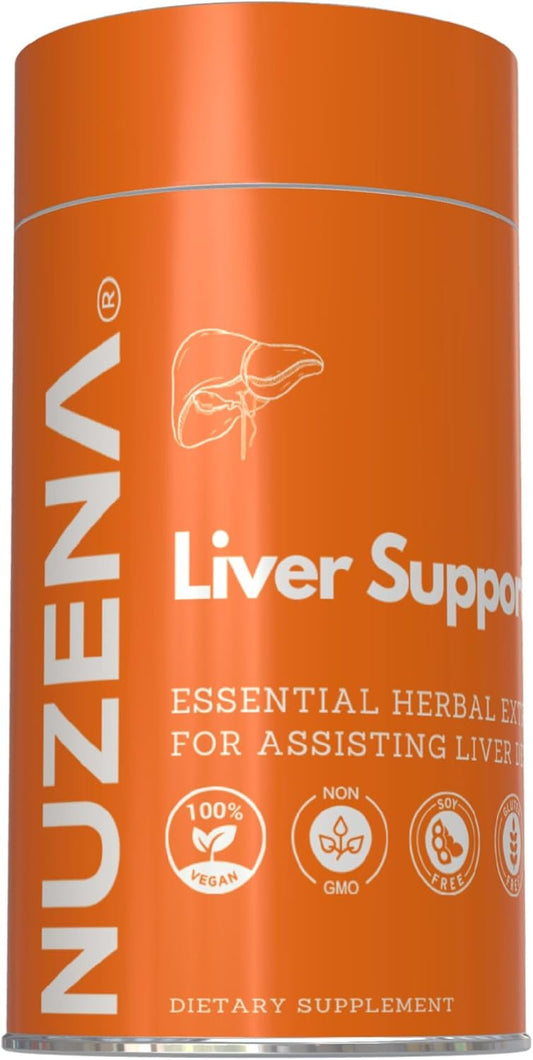 Liver Support Capsules with Milk Thistle, Turmeric, Dandelion Root & Artichoke Extract - 60 Capsules, Made in USA