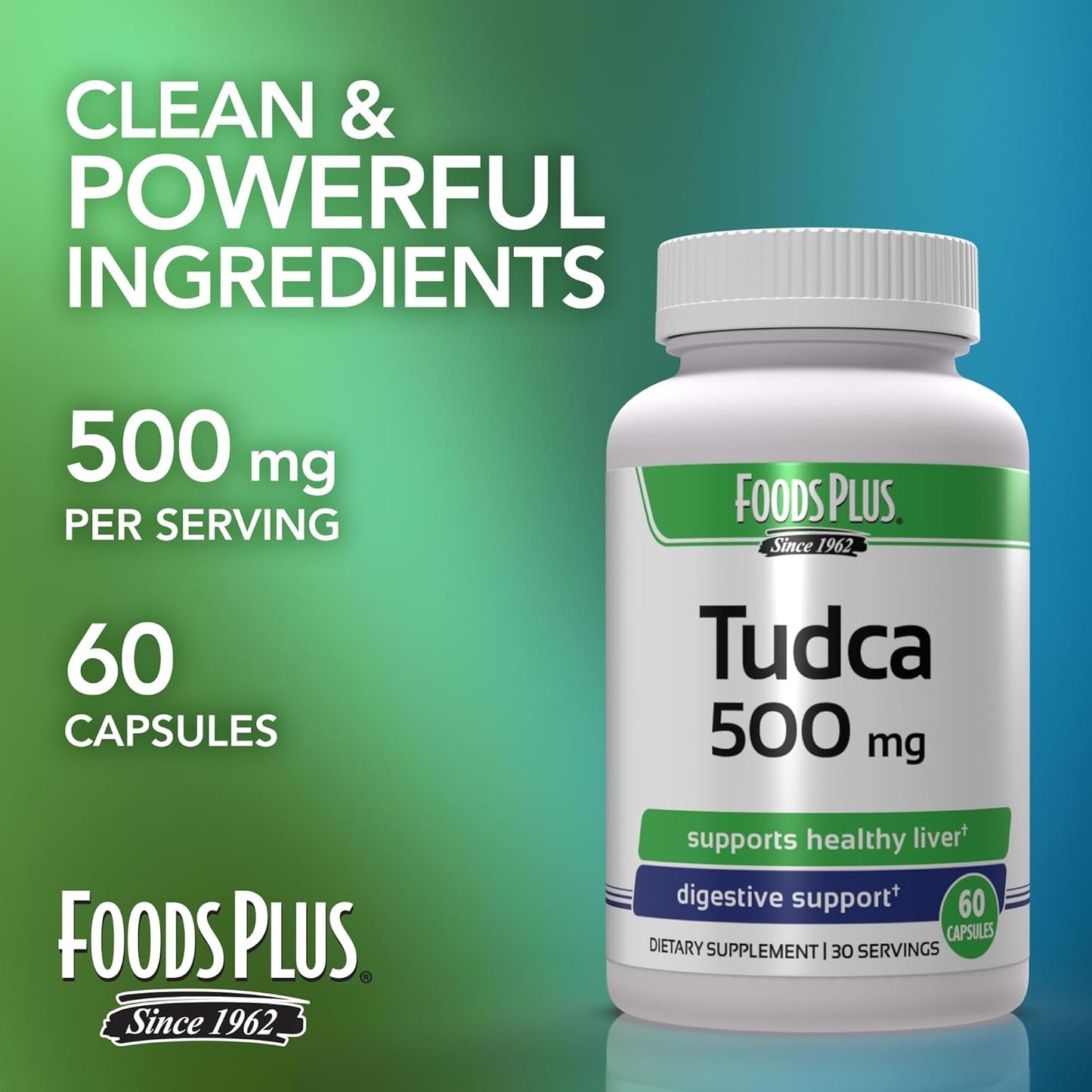 Liver Support Capsules with Tudca for Digestive Health - 60 Count