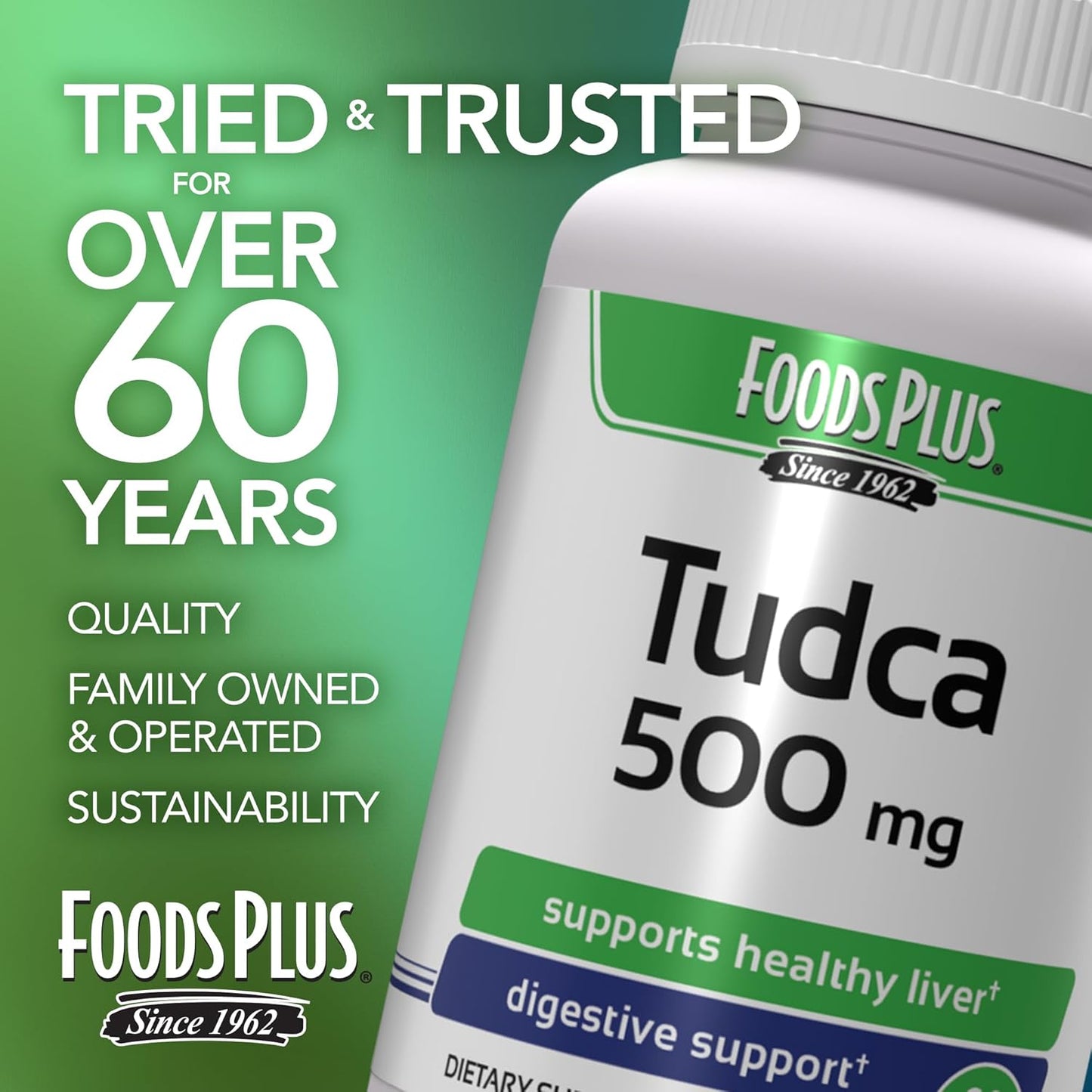 Liver Support Capsules with Tudca for Digestive Health - 60 Count