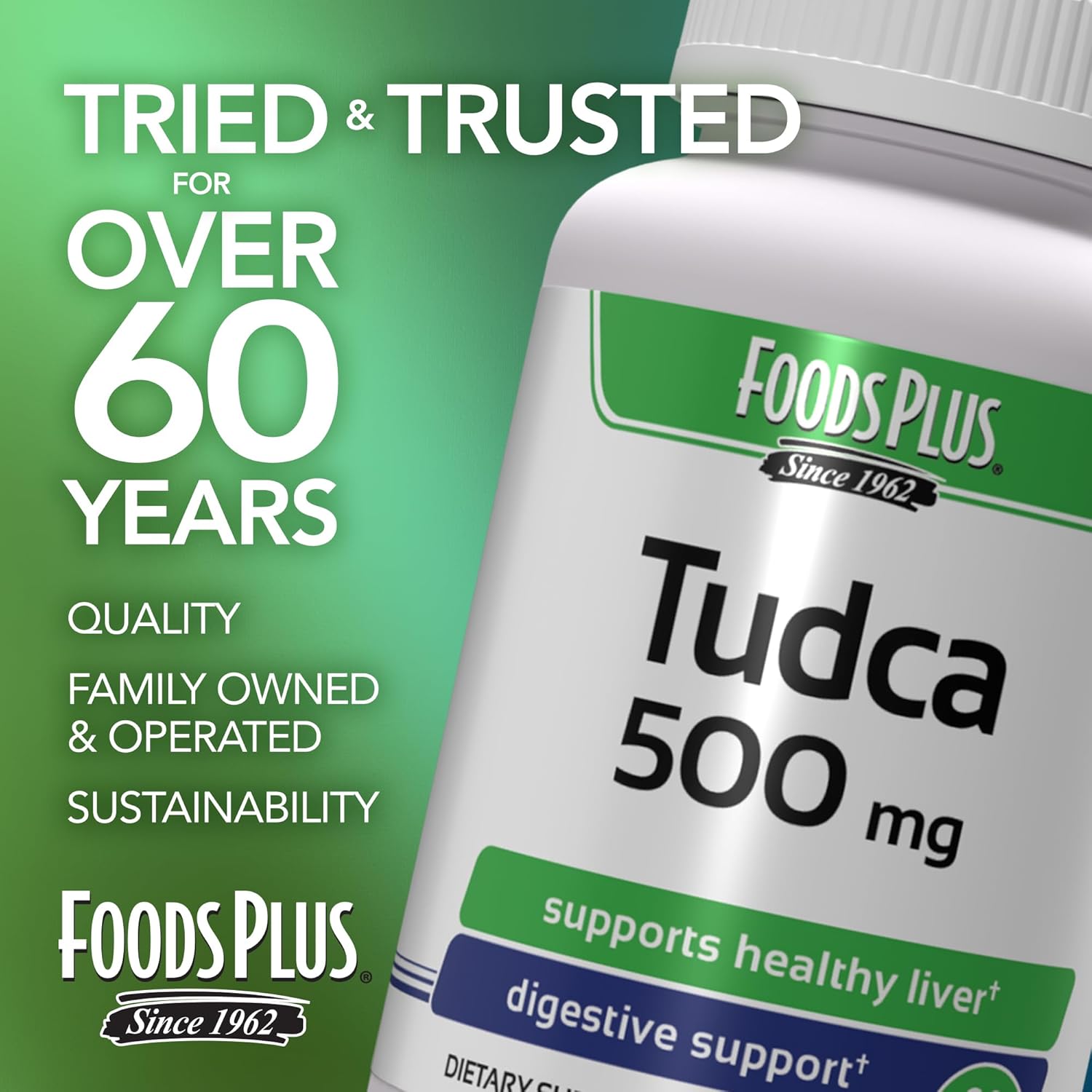 Liver Support Capsules with Tudca for Digestive Health - 60 Count