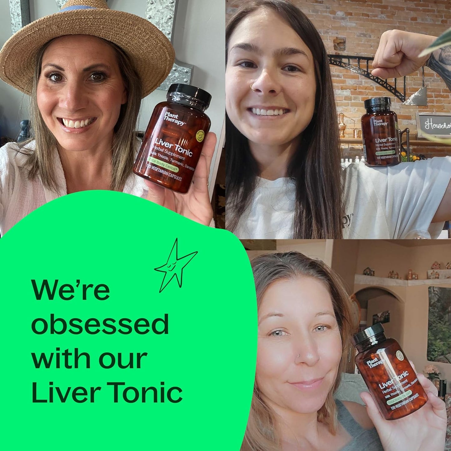 Liver Support Herbal Supplement Capsules - Detox & Boost Energy - 120 Vegetarian Capsules - Made in USA