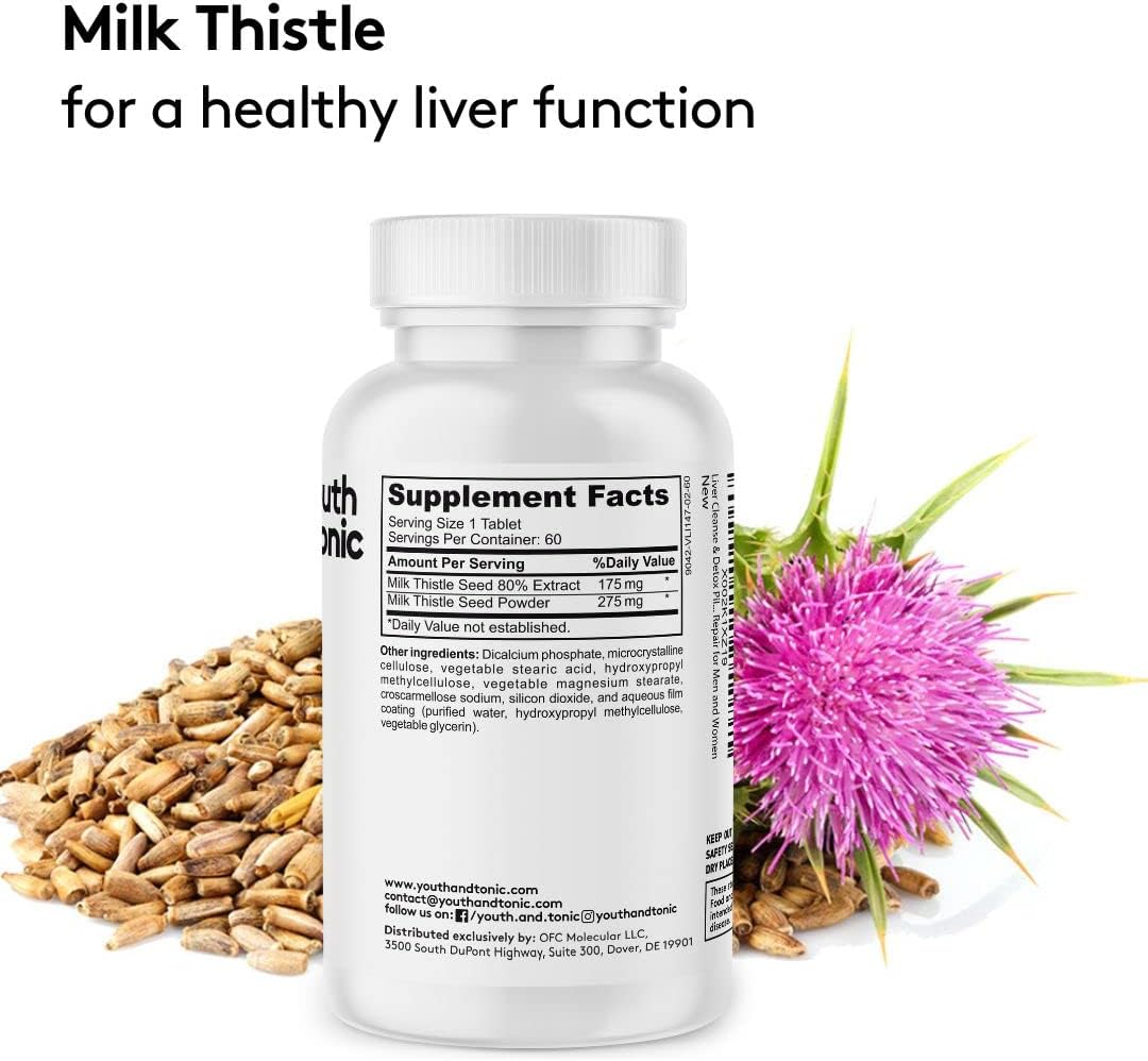 Liver Support & Morning Recovery Pills with Milk Thistle, Electrolytes, B Vitamins - Boost Energy, Hydration, Mental Focus - After Party Supplement Kit for Youthful Feelings