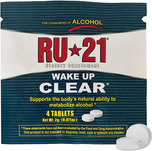 Liver Support Supplement for Clear Mornings After Celebrating | 23 Years Trusted, Made in USA | Easy-to-Carry Packet (4 Pills, 2 Servings)