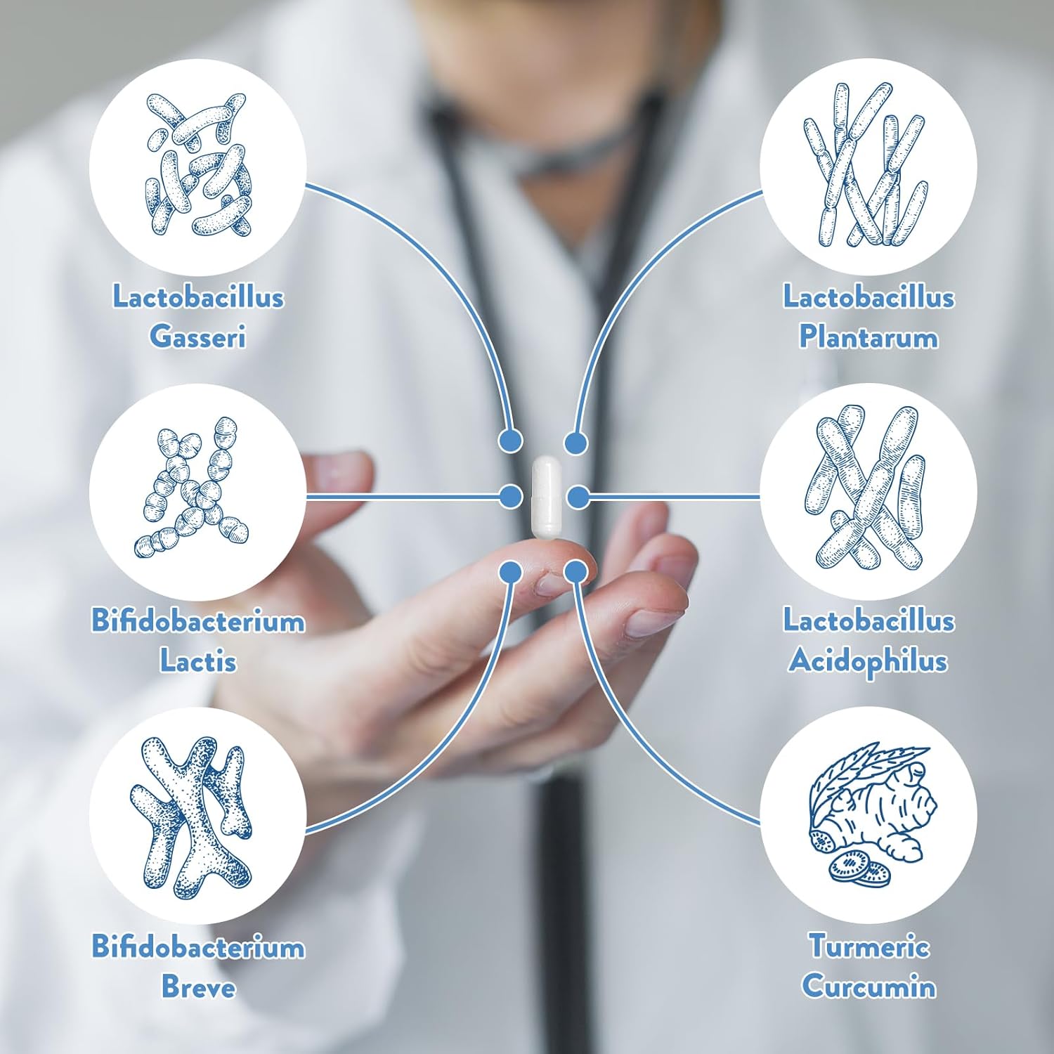 Liver Support Supplement with 120 Billion CFUs Probiotics for Men and Women - Detox and Renewal for Optimal Wellness - Gluten-Free, Dairy-Free, Vegan, Non-GMO - 60 Capsules