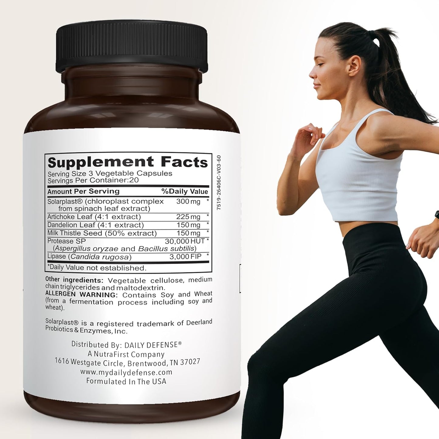 Liver Support Supplement with Artichoke, Milk Thistle, and Dandelion - Daily Liver Cleanse and Repair Formula - 60 Capsules