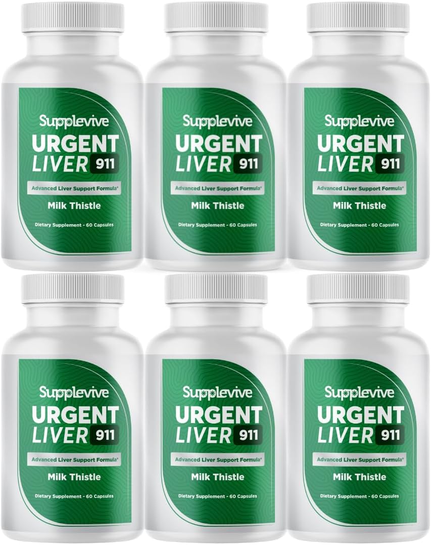 Liver Support Supplement with Milk Thistle, Dandelion Root, and Artichoke Extract for Detox & Repair - 60 Capsules