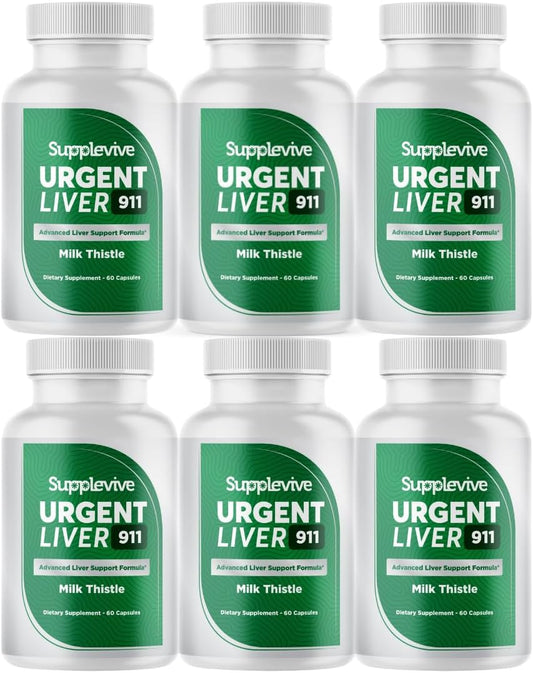 Liver Support Supplement with Milk Thistle, Dandelion Root, and Artichoke Extract for Detox & Repair - 60 Capsules