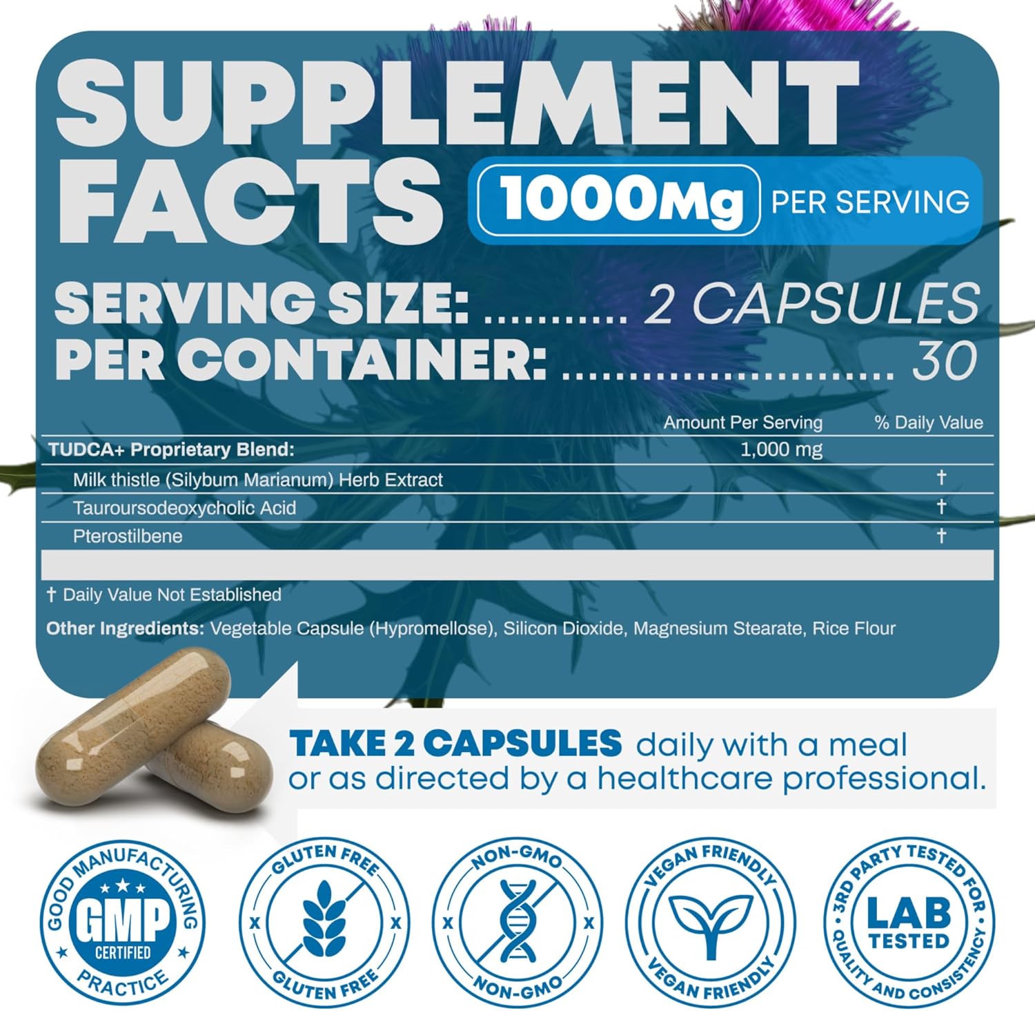 Liver Support Supplement with Peak Revival-X TUDCA+ 1000mg, Turkesterone, and Tongkat Ali - 60 Capsules to Boost Stamina and Improve Liver Health