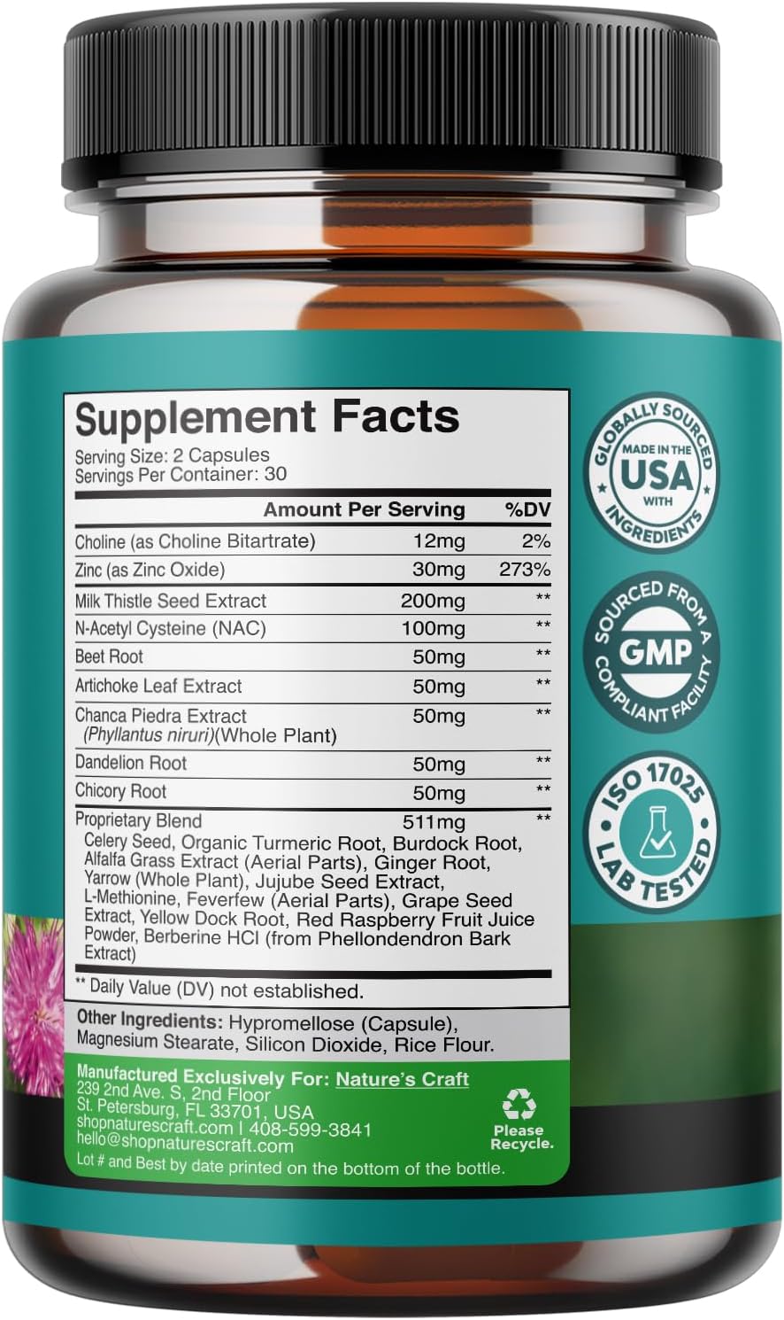 Liver Support & Thyroid Health Bundle - Herbal Supplements with NAC & Mood-Enhancing Energy Boost - Natural Liver & Thyroid Complex