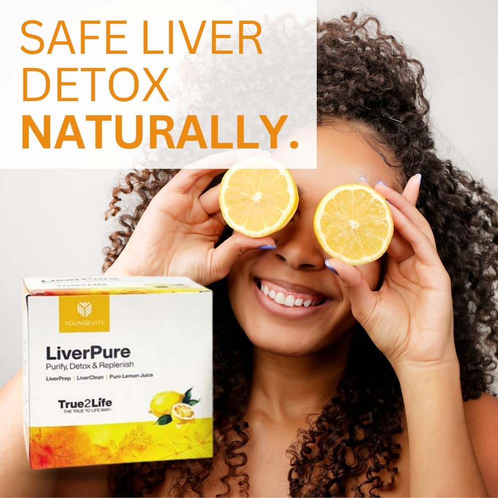 LiverPure Cleanse Detoxification Kit - Natural Liver Support Supplement with Herbal Extracts & Antioxidants