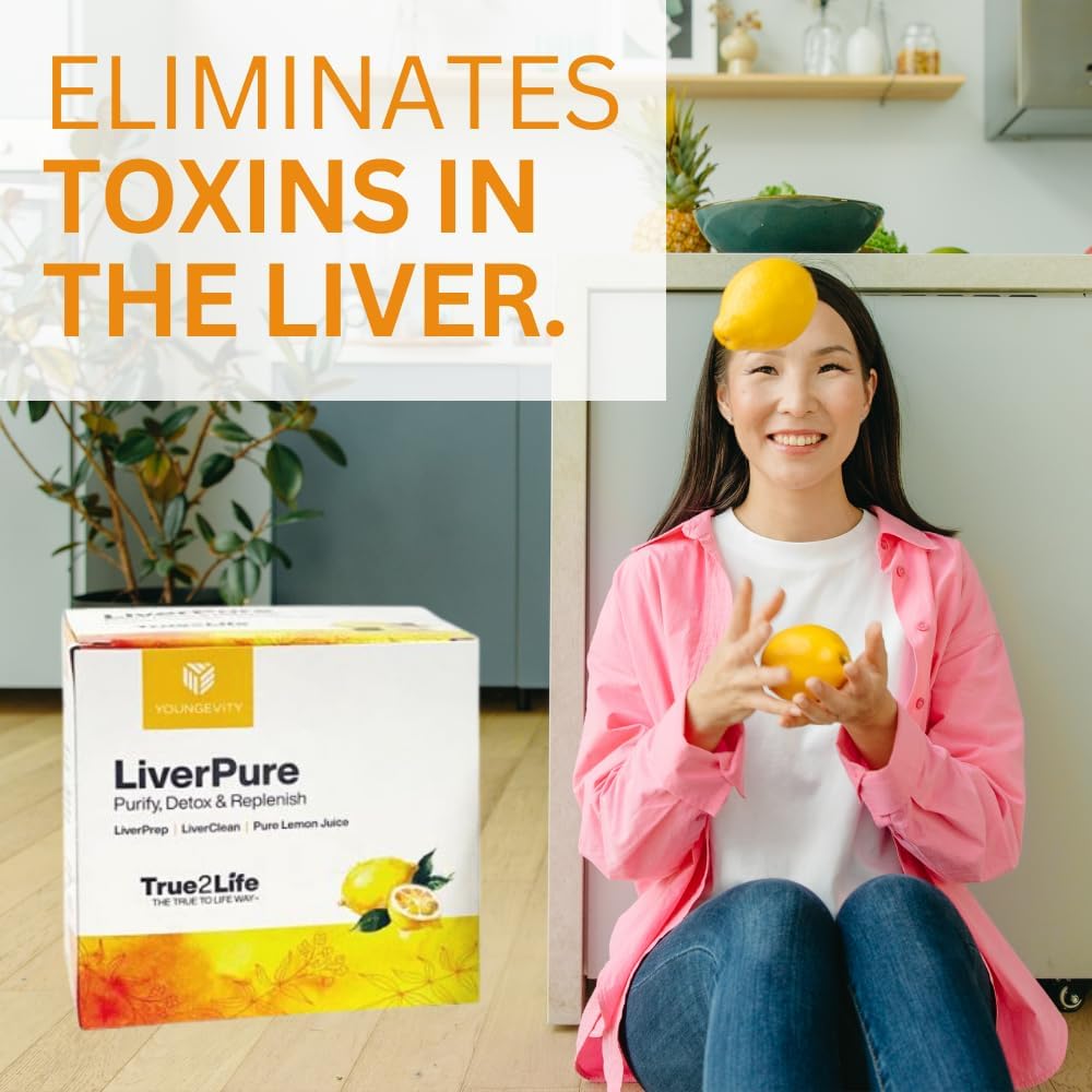 LiverPure Cleanse Detoxification Kit - Natural Liver Support Supplement with Herbal Extracts & Antioxidants