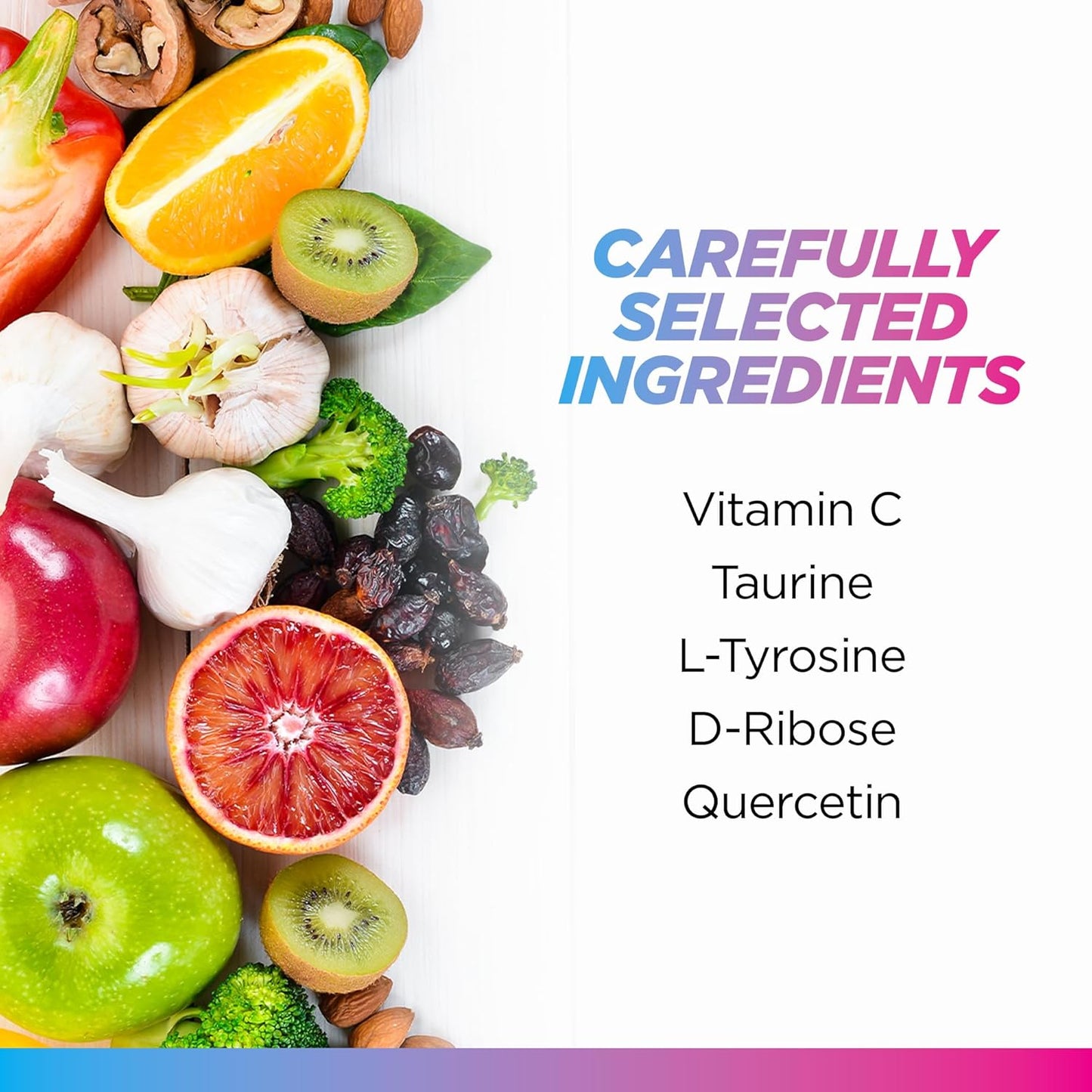 Livingood Daily Electrolytes Powder - Keto Hydration Drink Mix with Vitamin C, Taurine, D-Ribose - Sugar-Free Berry Frost Flavor - 30 Servings