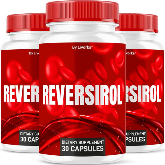 LIVORKA Reversirol Premium Formula Capsules - 90 Capsules for 3 Months Supply