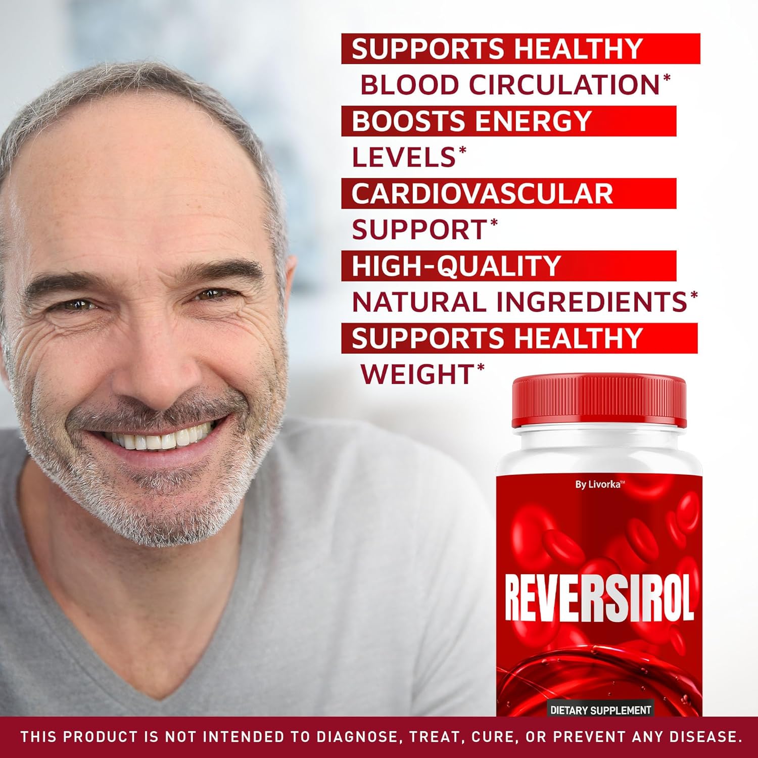 LIVORKA Reversirol Premium Formula Capsules - 90 Capsules for 3 Months Supply