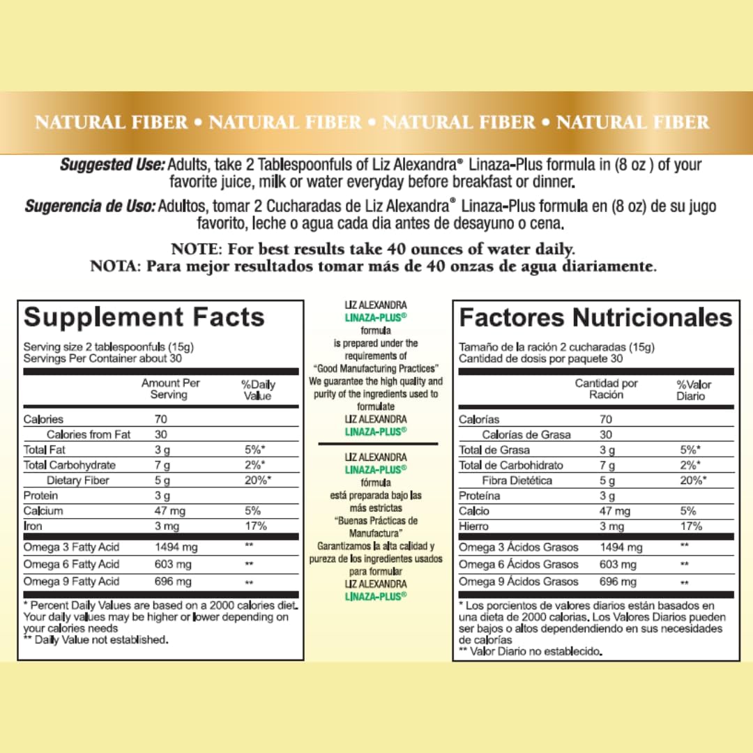 Liz Alexandra Linaza Plus: Pineapple, Moringa, & Garcinia Cambogia Blend - 16oz
