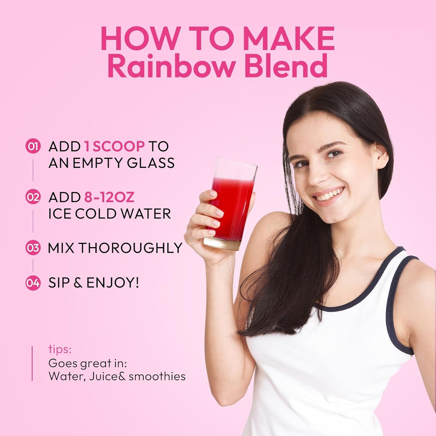 LOTFLY Superfood Rainbow Blend Powder - 7-Color Plant Extracts, 44 Nutrients for Gut Health, Immunity & Antioxidant Support - Digestive Enzymes & Prebiotics - 6.35 Oz