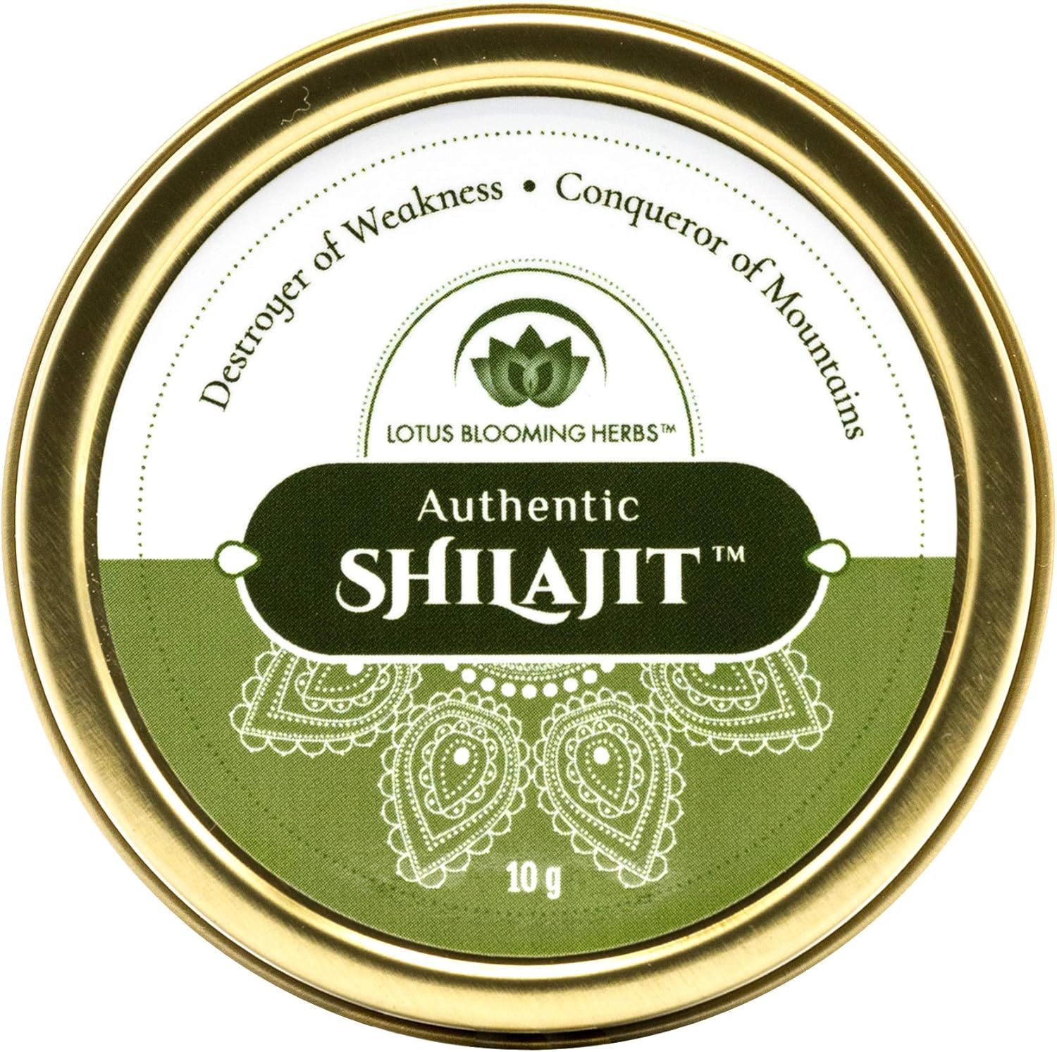Lotus Blooming Herbs Shilajit Resin - Pure Gold Grade Himalayan Extract with Fulvic Acid for Energy & Stamina - 10g