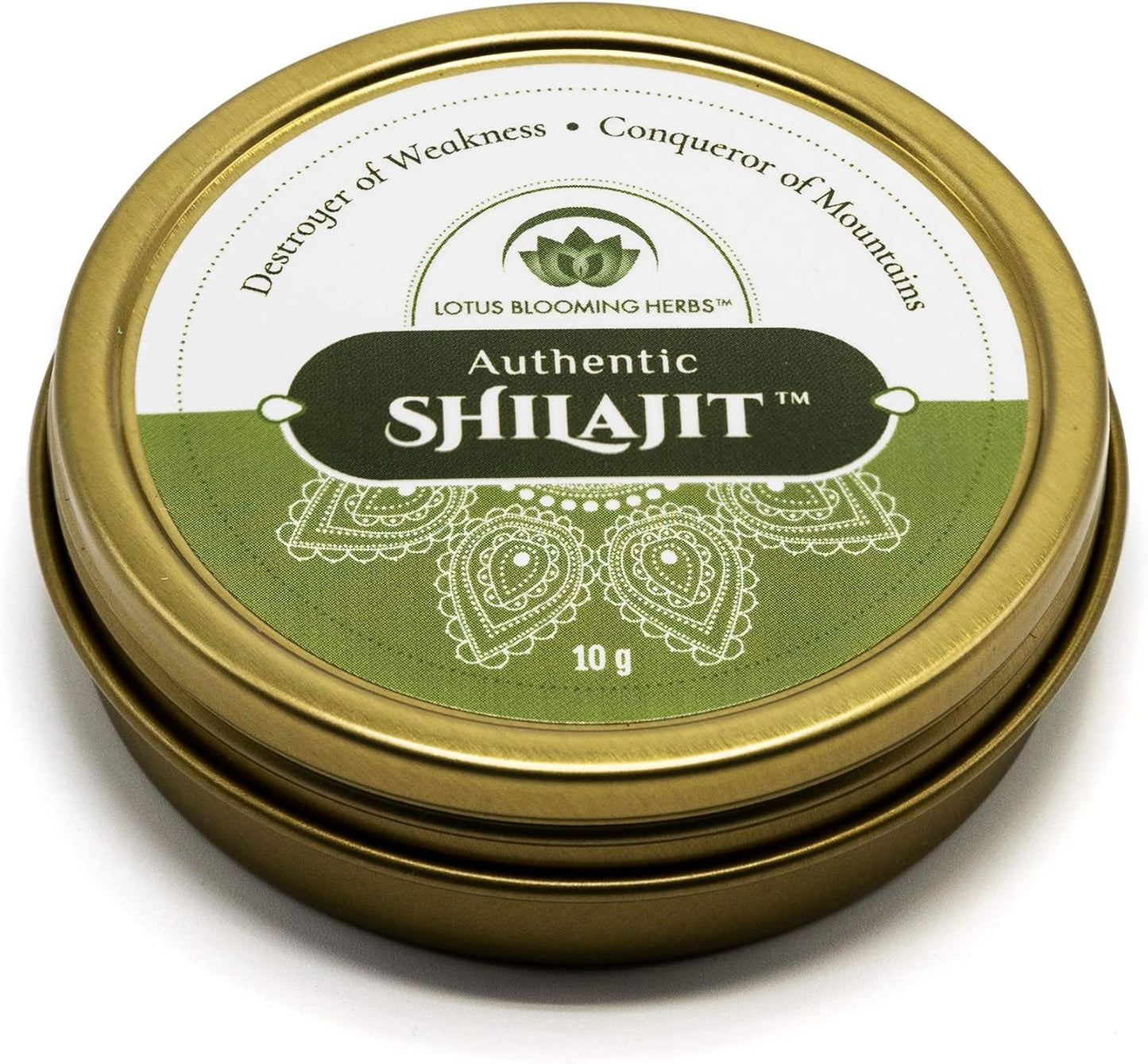 Lotus Blooming Herbs Shilajit Resin - Pure Gold Grade Himalayan Extract with Fulvic Acid for Energy & Stamina - 10g