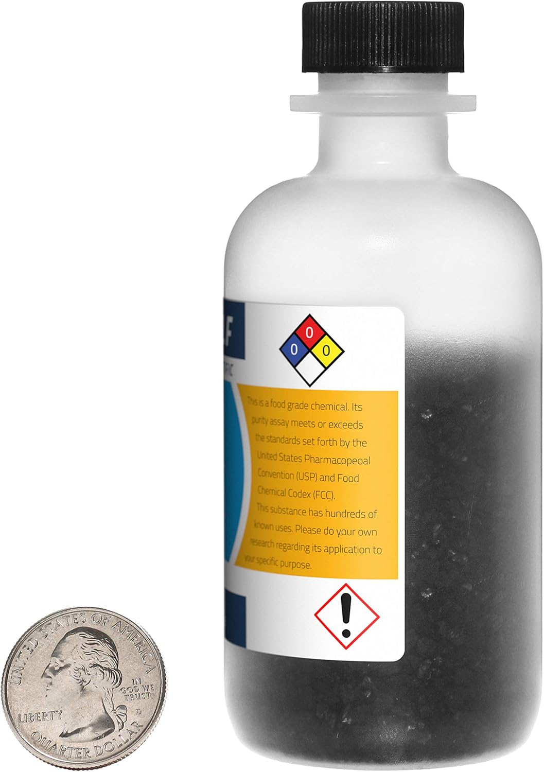 Loudwolf Activated Charcoal - 2oz Bottle - 100% Pure Food Grade - Granulated - Made in USA