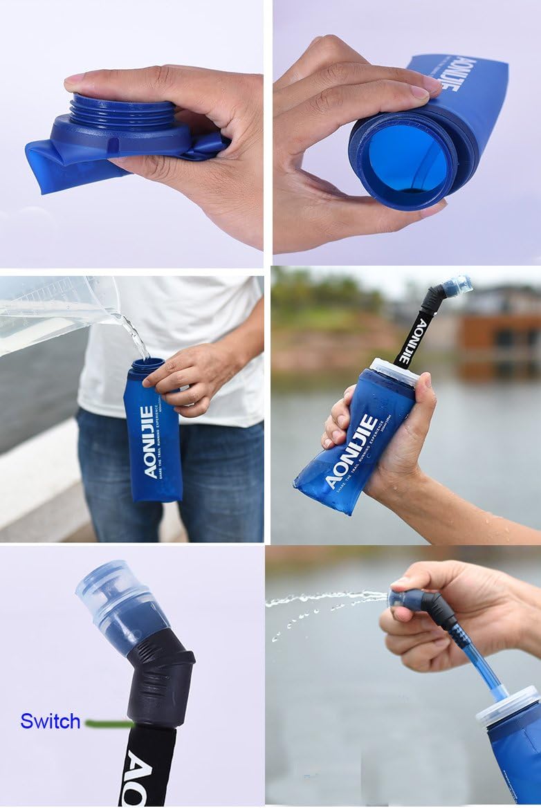 Lovtour Premium Hydration Vest Pack for Running Races, Marathons, Cycling, and Hiking - Includes Soft Water Bottle Gift