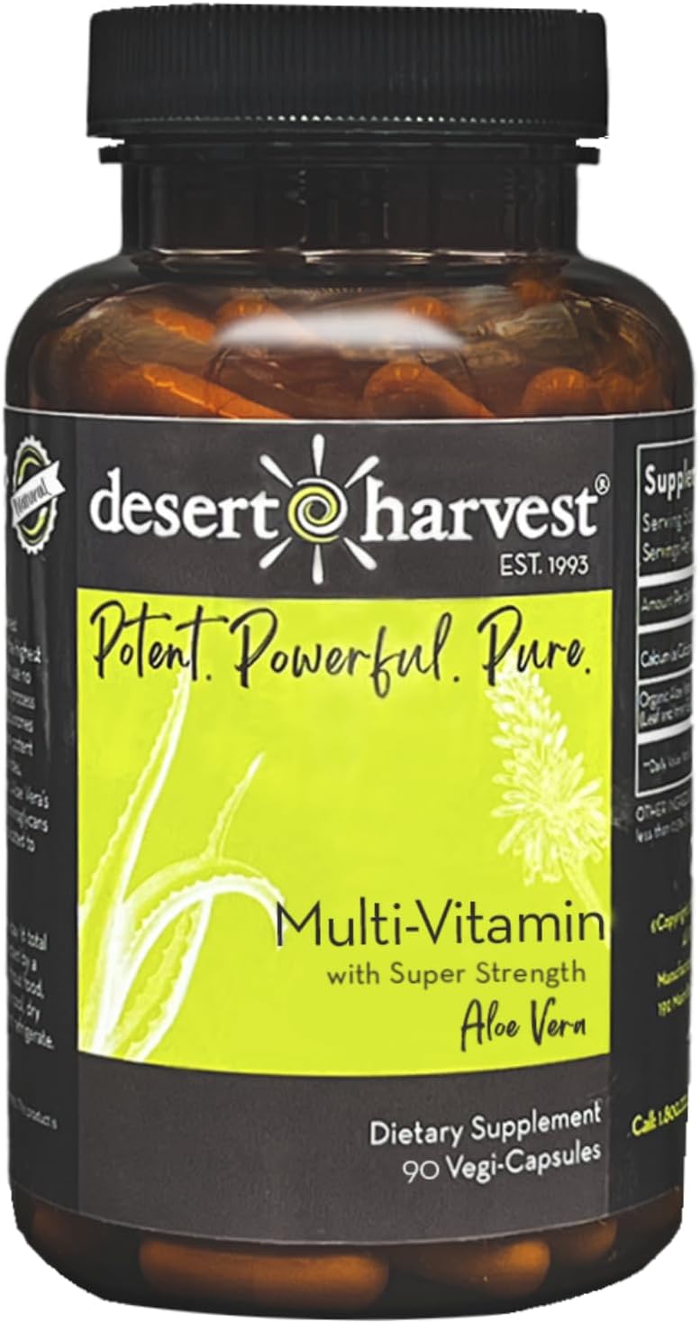 Low-Acid Multi-Vitamin Supplement with pH Balanced Formula, 90 Capsules - B6 Free by Desert Harvest