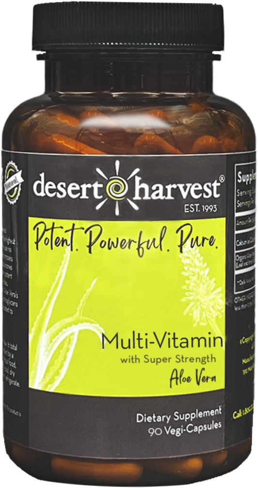 Low-Acid Multi-Vitamin Supplement with pH Balanced Formula, 90 Capsules - B6 Free by Desert Harvest