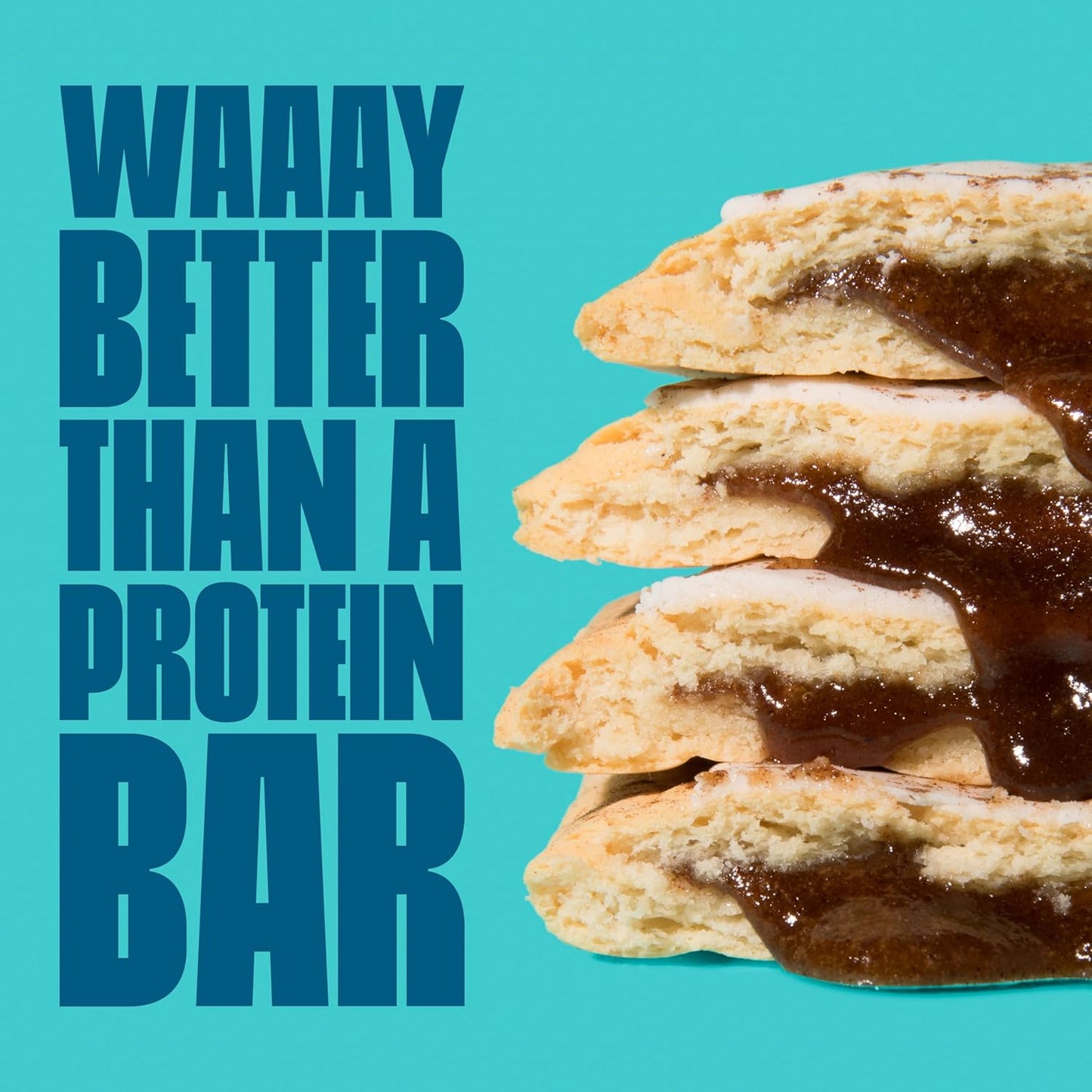 Low Carb High Protein Pastry+ Snack Bar Box - Gluten-Free Keto Energy Bars, 22g Protein, Zero Sugar - Bariatric & Diabetic Friendly