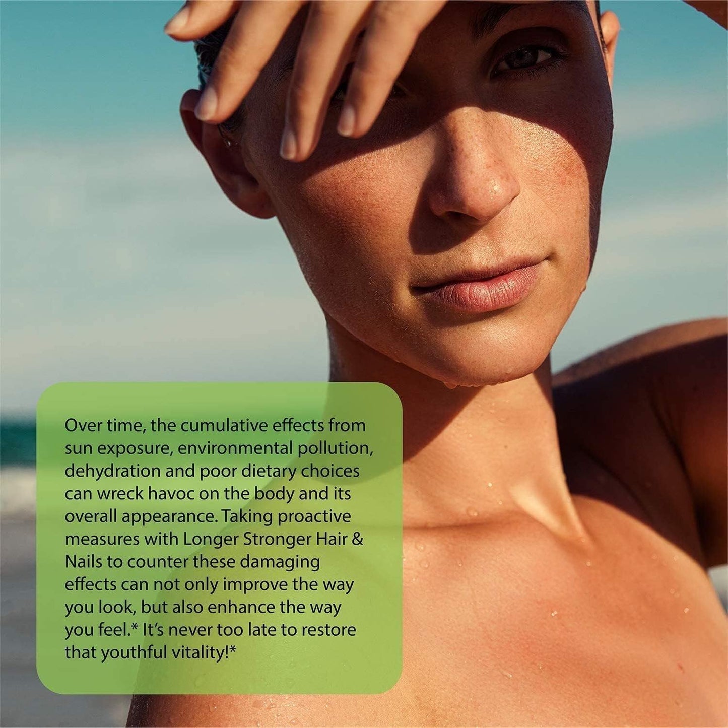 Lumintrail Vitamin Supplement for Longer, Stronger Hair and Nails - 60 Soft Gels with Pill Case