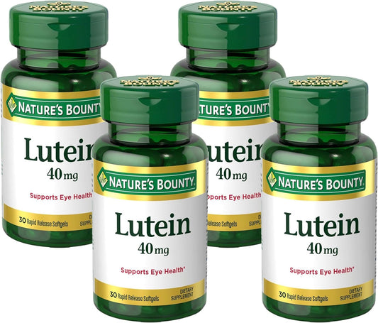 Lutein 40mg Softgels for Vision Health, Eye Health Supplements, 30ct x 4 Pack