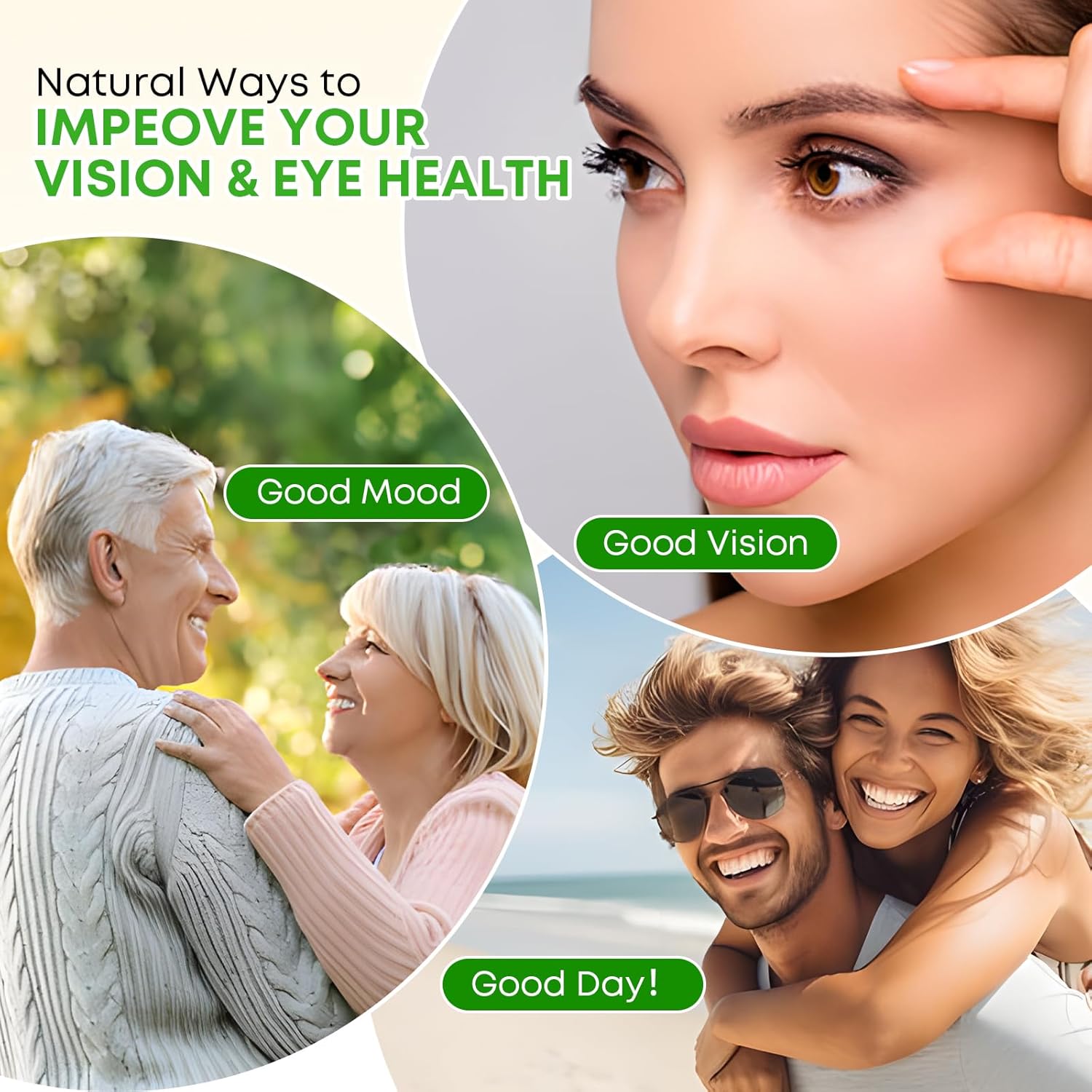 Lutein and Zeaxanthin Gummies with Eye Vitamins for Eye Health - 60 Count