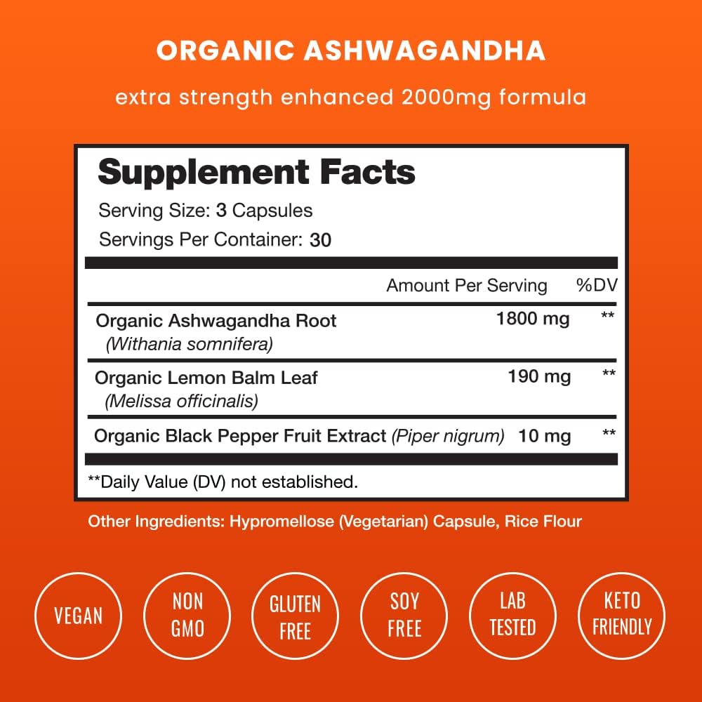 Maca and Ashwagandha Supplement Bundle by NutraChamps for Energy and Stress Relief