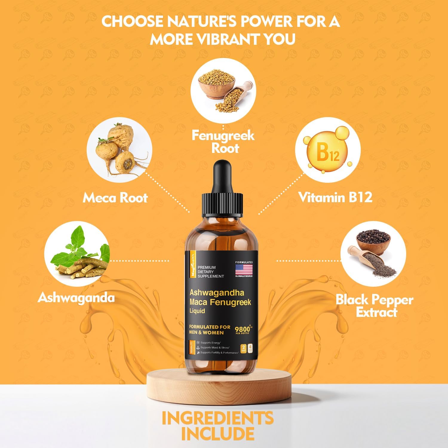 MagHealth Women's Wellness Essential Trio for Hormonal Balance, Energy Boost, and Nutrient Nourishment