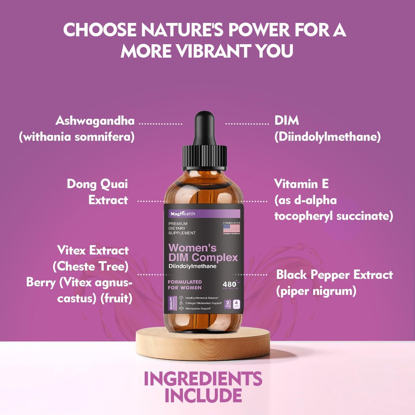 MagHealth Women's Wellness Essential Trio for Hormonal Balance, Energy Boost, and Nutrient Nourishment