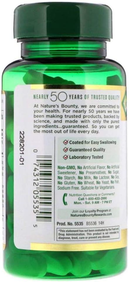 Magnesium 500mg Coated Tablets - Bone & Muscle Health Support - Gluten Free, Vegetarian - 300 Count