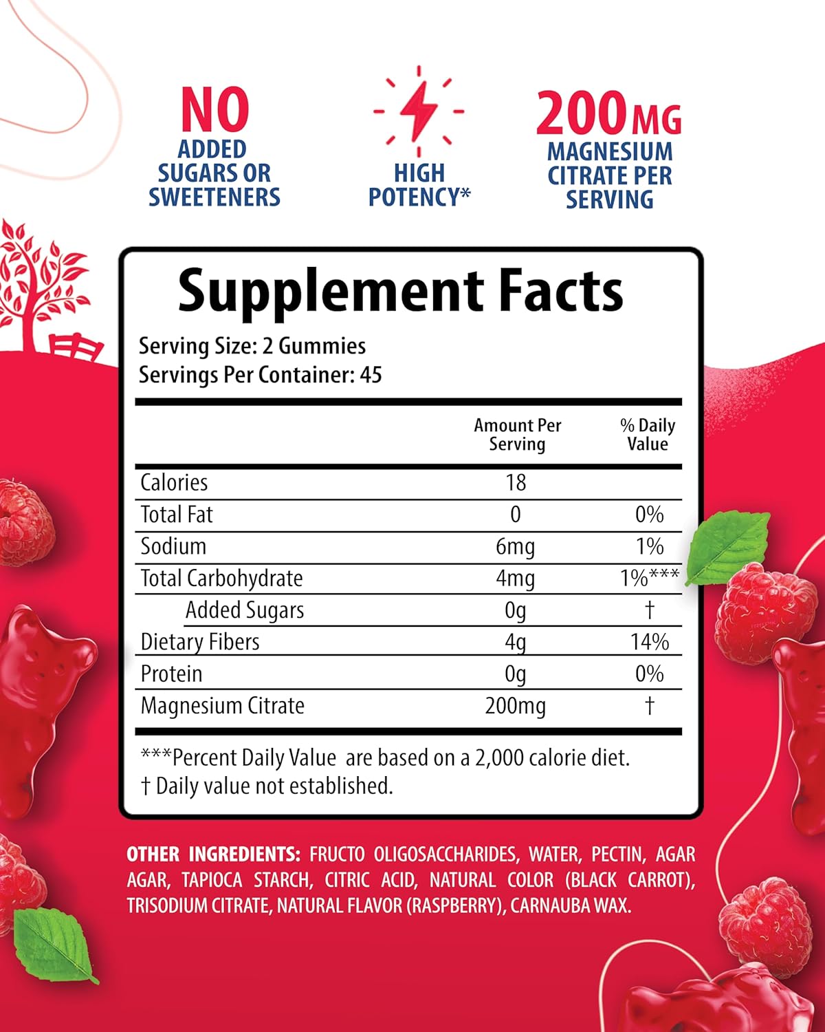 Magnesium and Zinc Gummies for Mood, Muscle, and Immune Support - Chewable Supplement for Adults and Kids - 200mg Magnesium Citrate - Sunny SAM