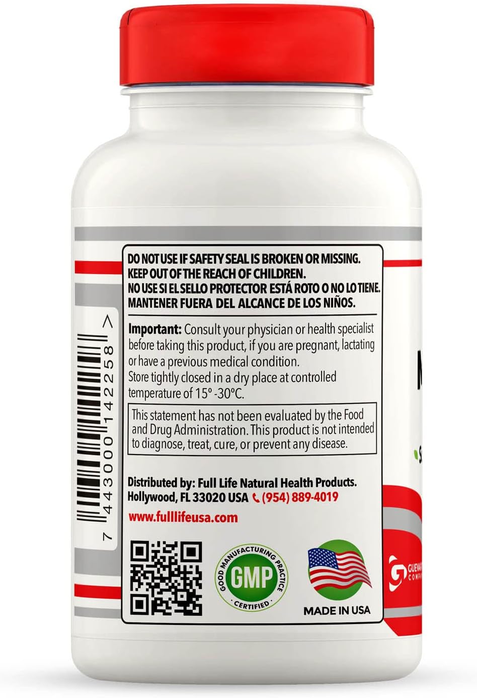 Magnesium Capsules for Bone Support - 90 Tablets, 3 Month Supply - Dietary Supplements for Full Life