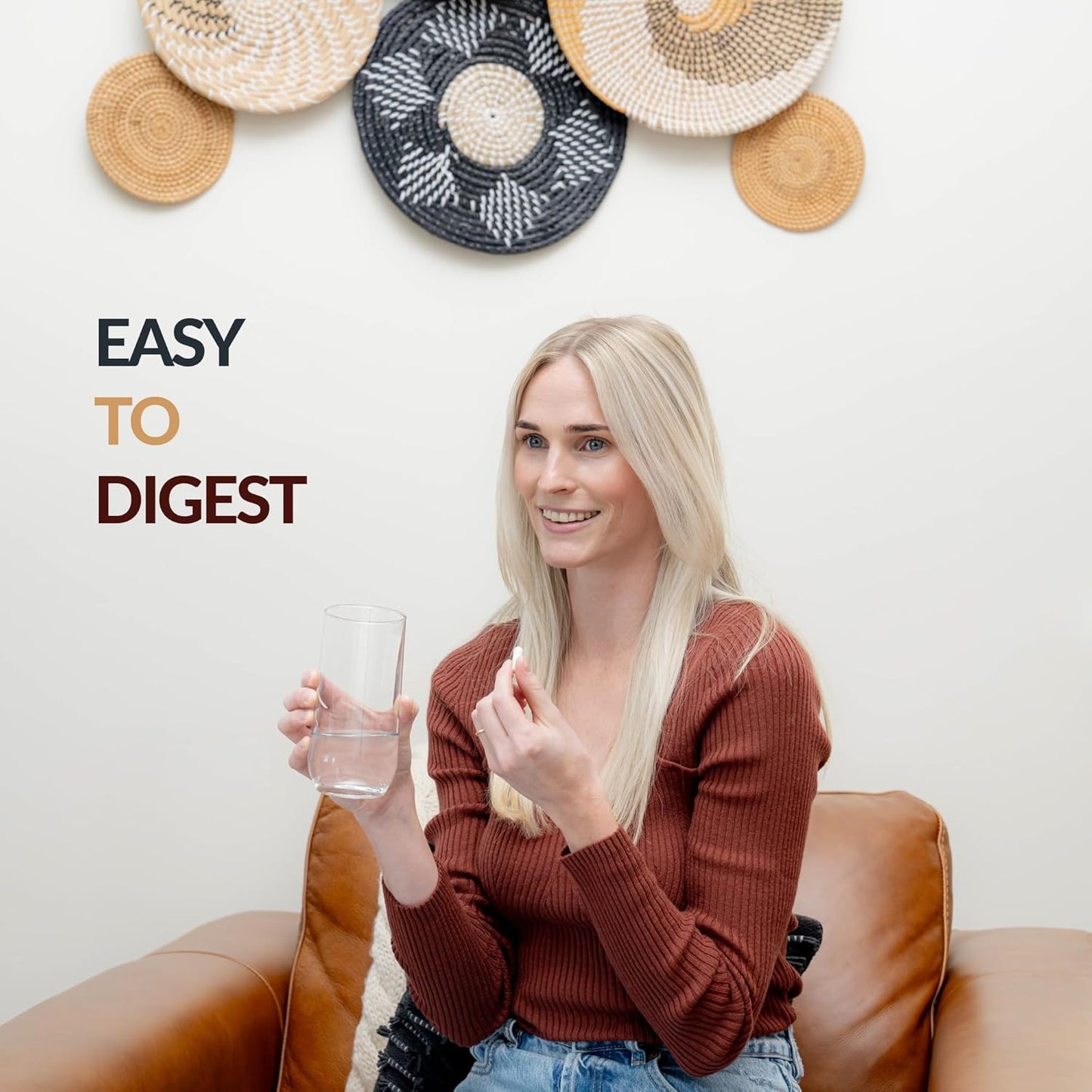 Magnesium Complex 500mg - 5-in-1 Formula for Bone, Joint, Heart, Sleep - 60 Capsules + Pill Container