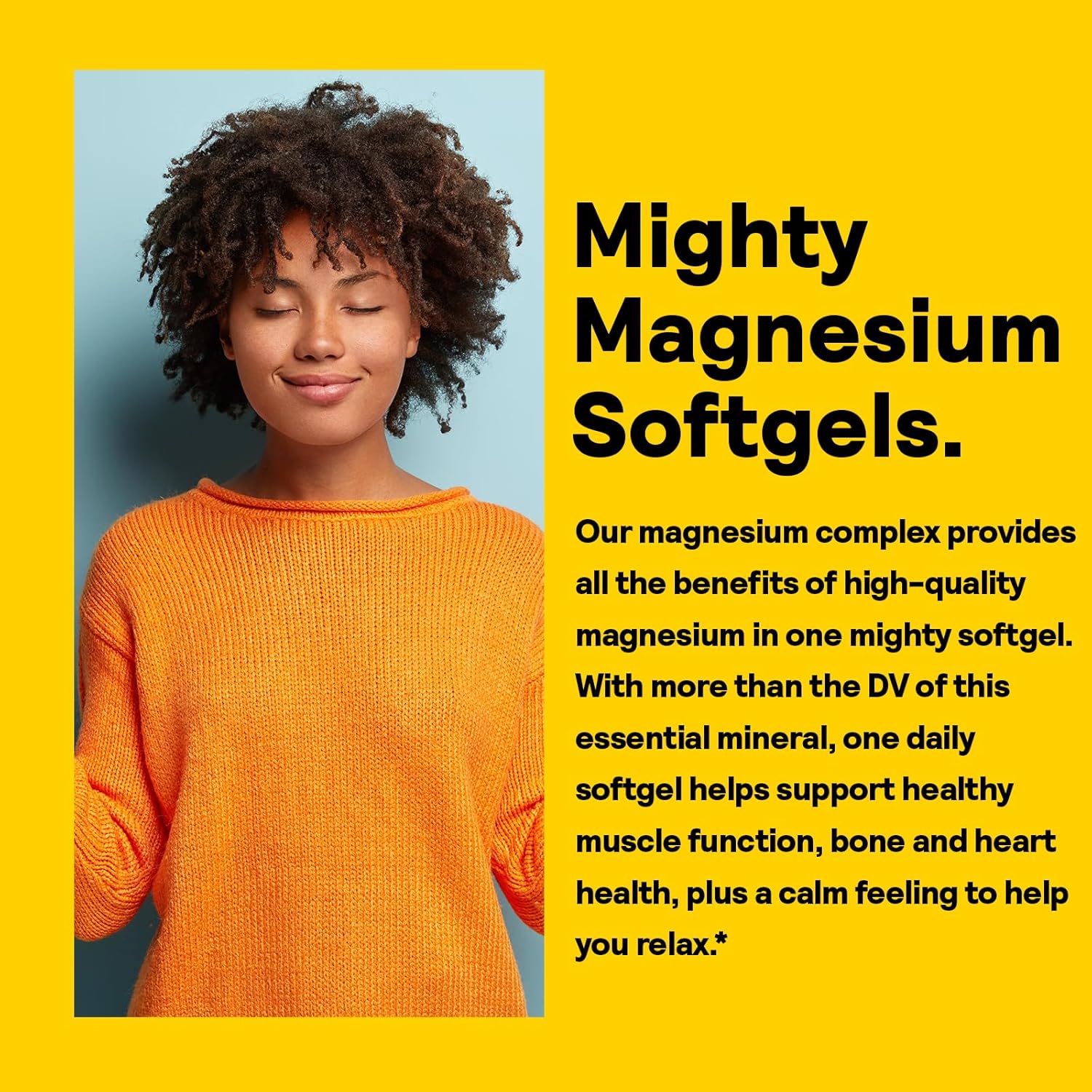 Magnesium Complex Softgels with Citrate & Malate for Bone, Muscle, and Heart Health - Easy to Swallow - 60 Servings - BoostGo Australia