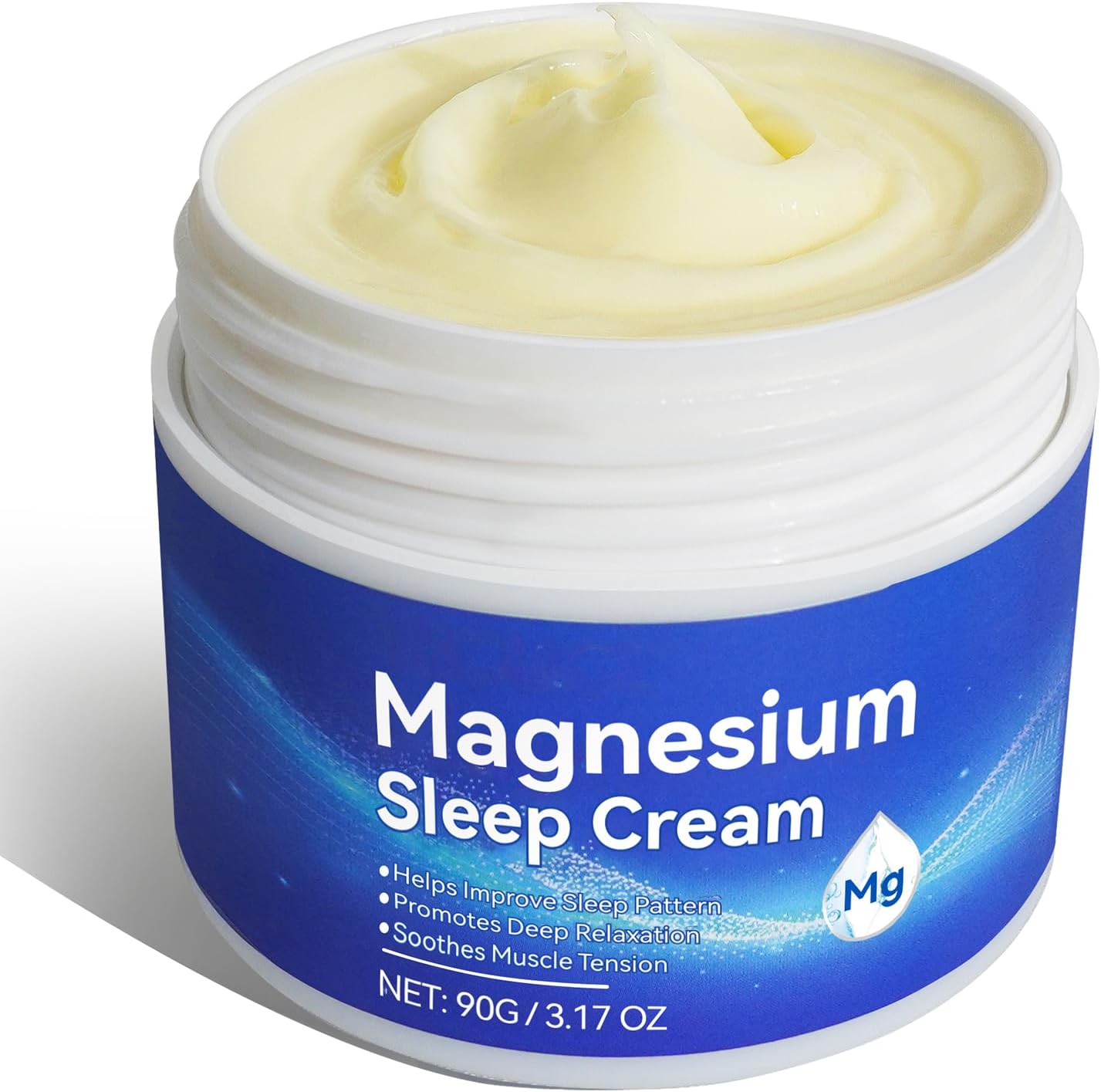 Magnesium Cream for Sleep and Muscle Tension Relief, 3.17oz