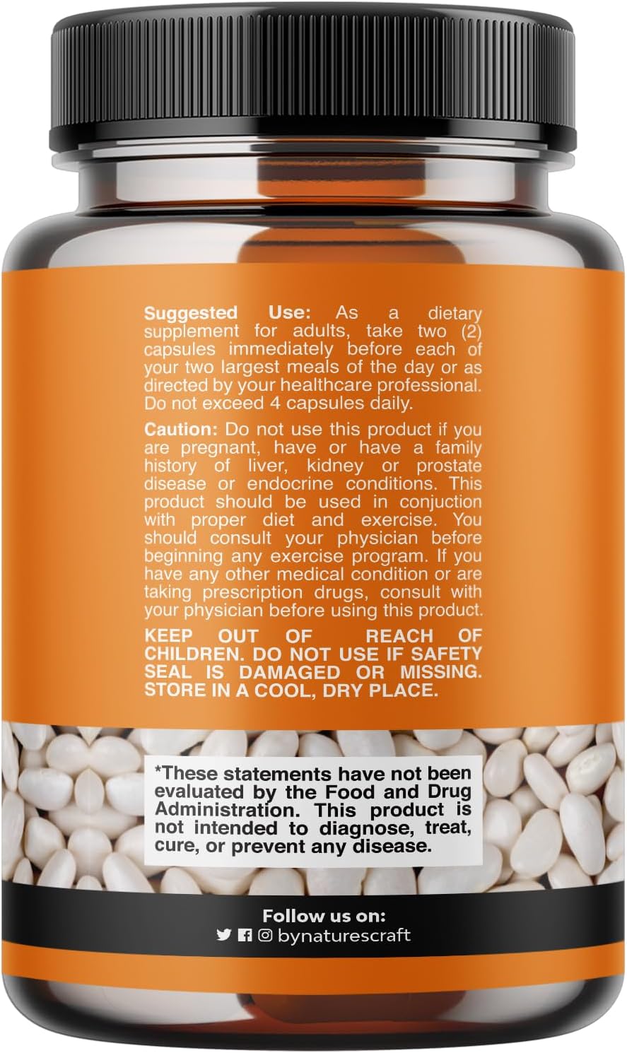 Magnesium Glycinate 400mg Capsules and White Kidney Bean Energy Booster Bundle - Natural Vegetarian Supplements