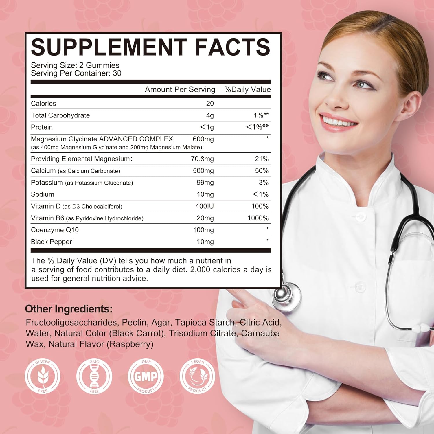 Magnesium Gummies with BBEEAAUU Cortisol Capsules - Stress Support Supplements