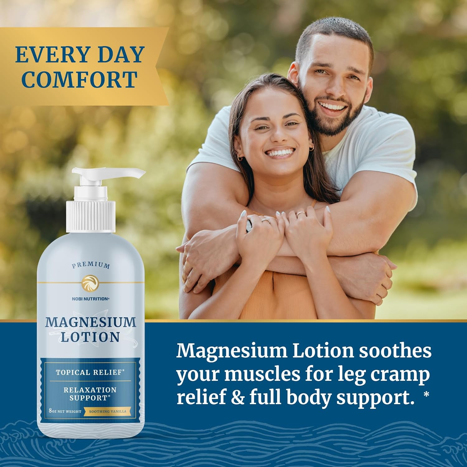 Magnesium Lotion and Citrate Supplement Combo for Full Body Support - Topical Magnesium and Pills for Mind and Body - 8 Fl Oz Lotion and 2 Month Supply Pills - BoostGo Australia