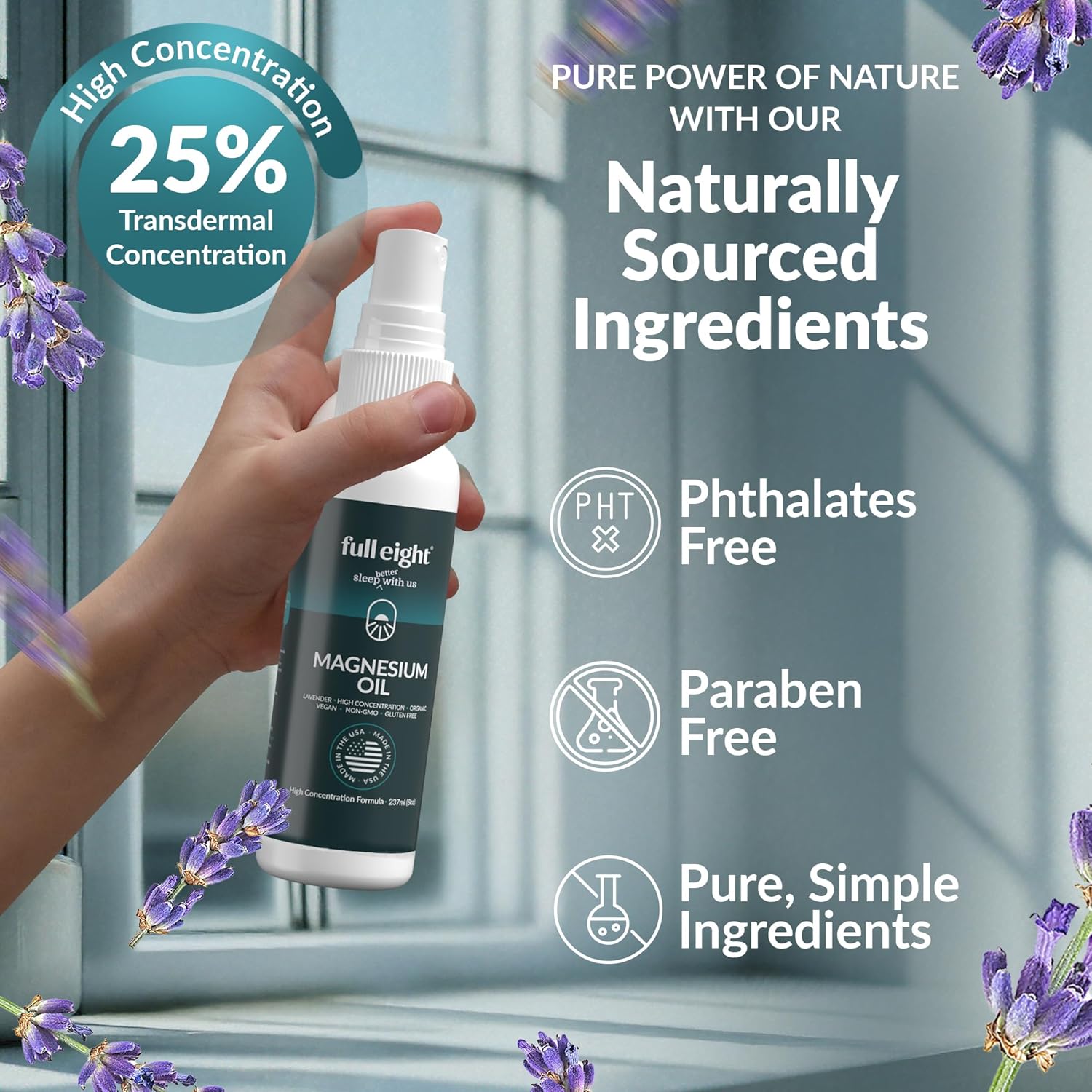 Magnesium Oil Spray and Cooling Gel Bundle - Turmeric, Menthol, Aloe 4 oz Cooling Gel & 8 oz Magnesium Oil Spray for Muscles & Cramps