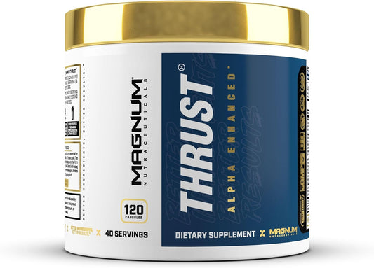 Magnum Nutraceuticals Thrust Supplement - 120 Capsules for Enhanced Performance and Stamina