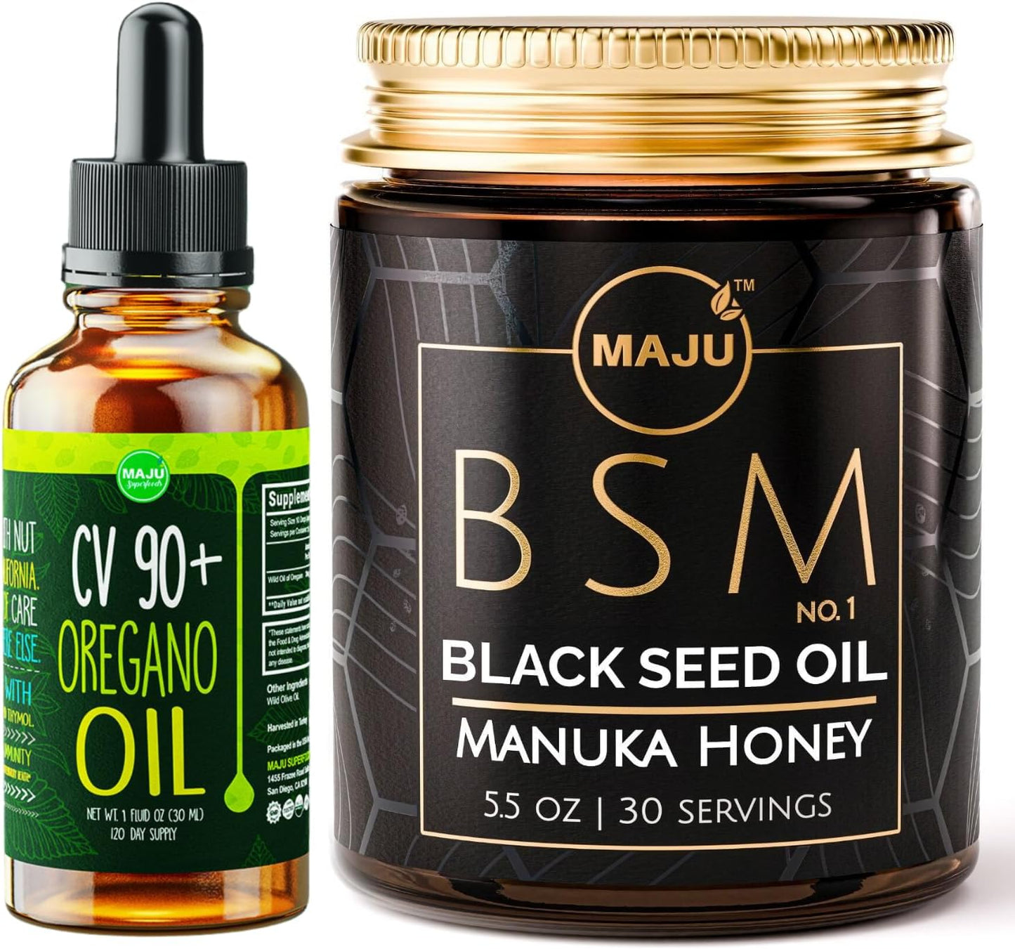 Maju Superfoods Oregano and BSM No. 1 Bundle - Boost Your Health with this Superfood Combination - BoostGo Australia