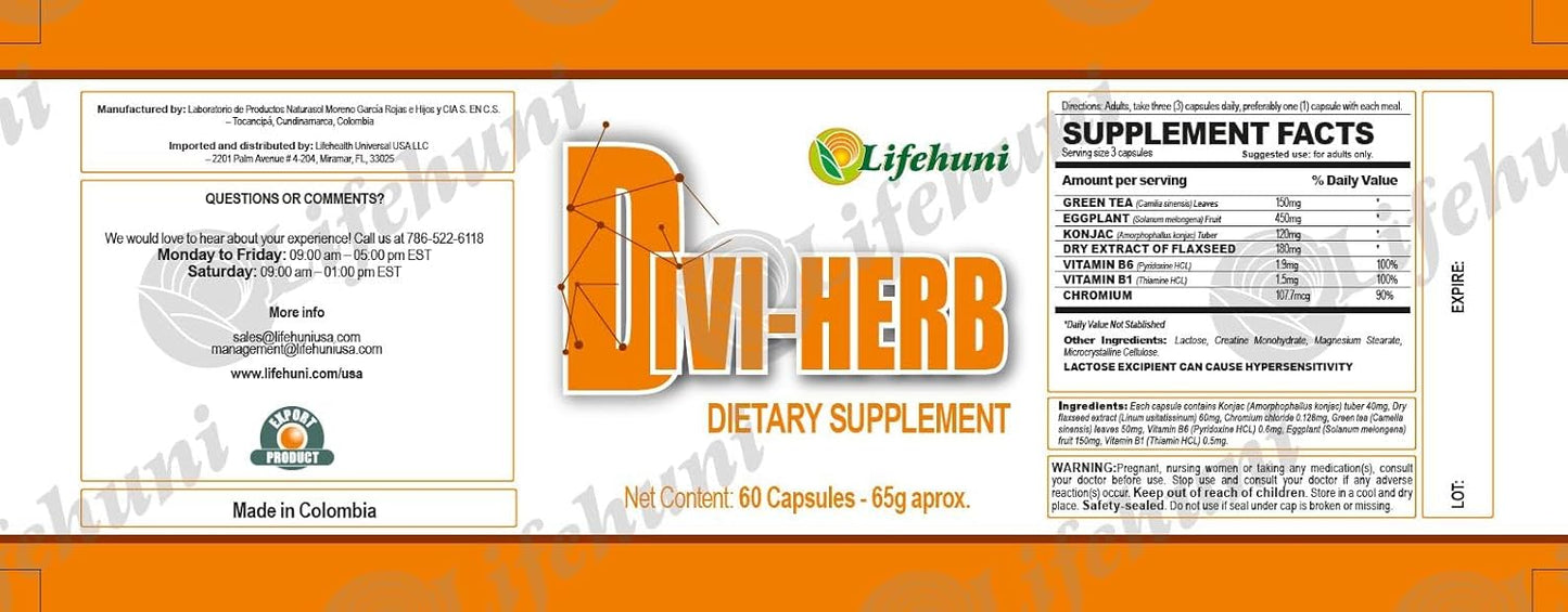Maka LH Supplement with Diviherb for Hormone Balance and Vitality