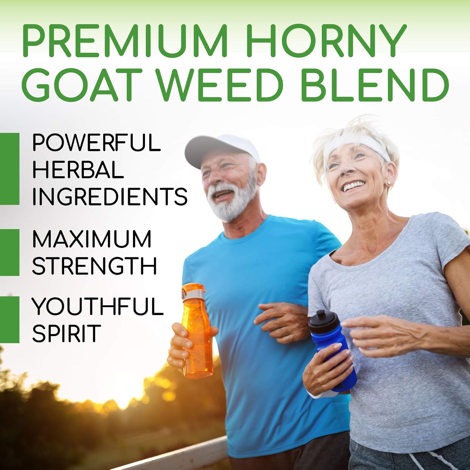 Male and Female Horny Goat Weed Extract Supplement for Stamina - 120 Capsules by Beleon Goods For Life